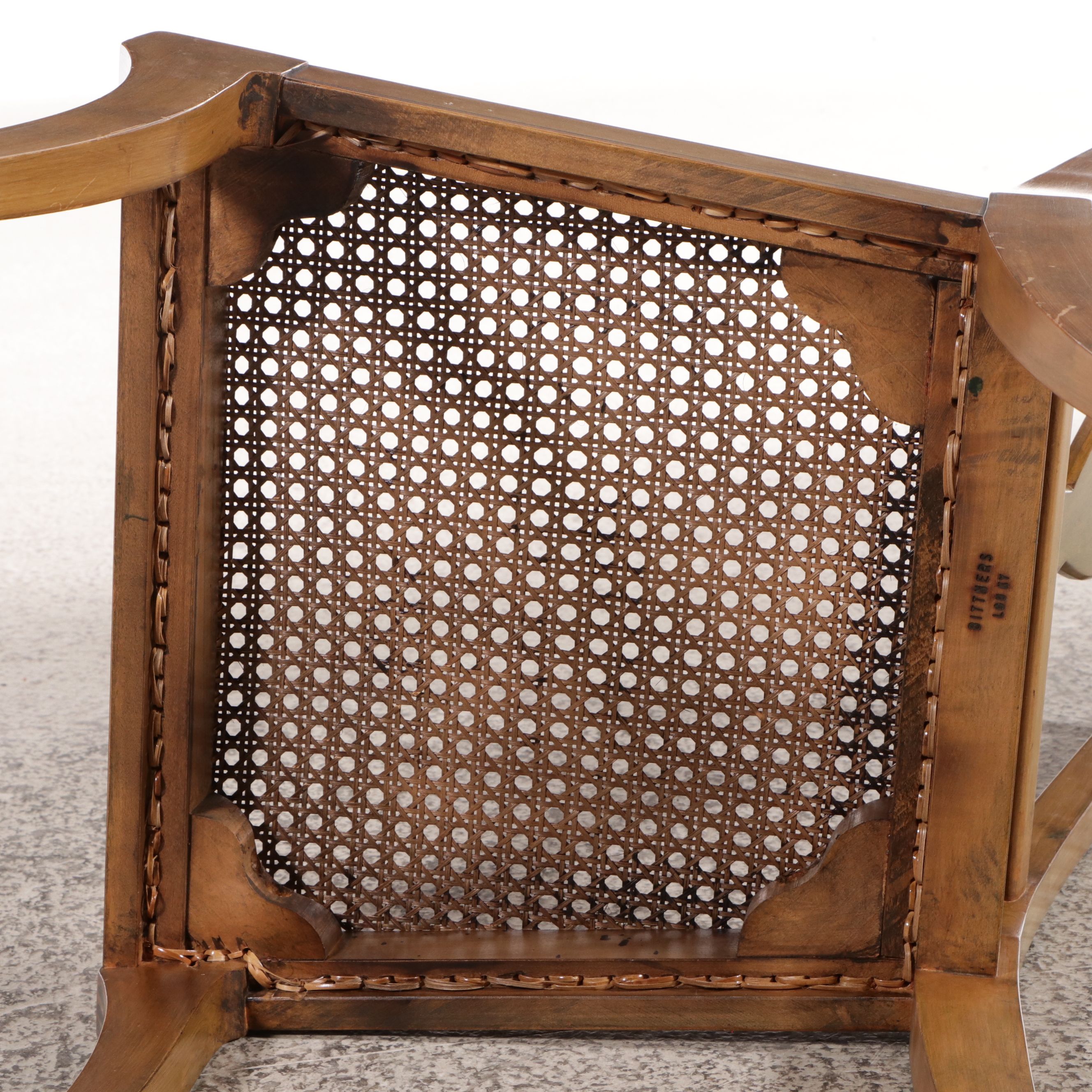 Five-Piece Bittners Adams Style Paint-Decorated Dining Set