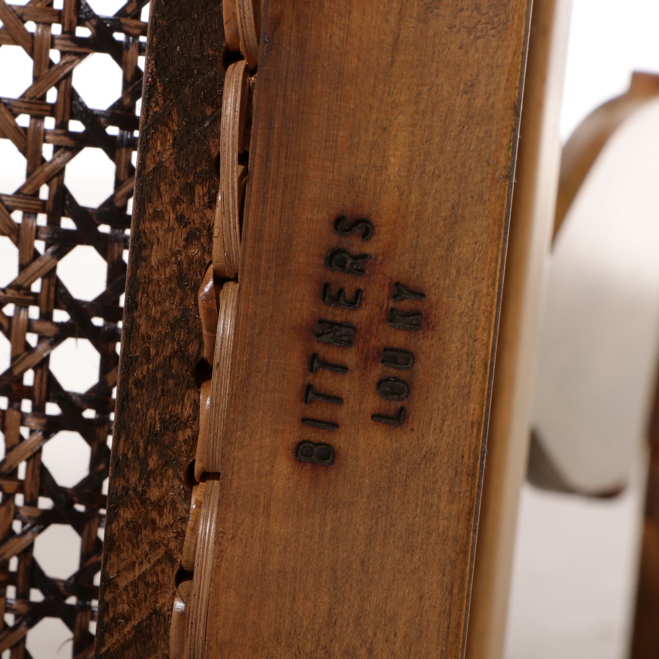 Five-Piece Bittners Adams Style Paint-Decorated Dining Set