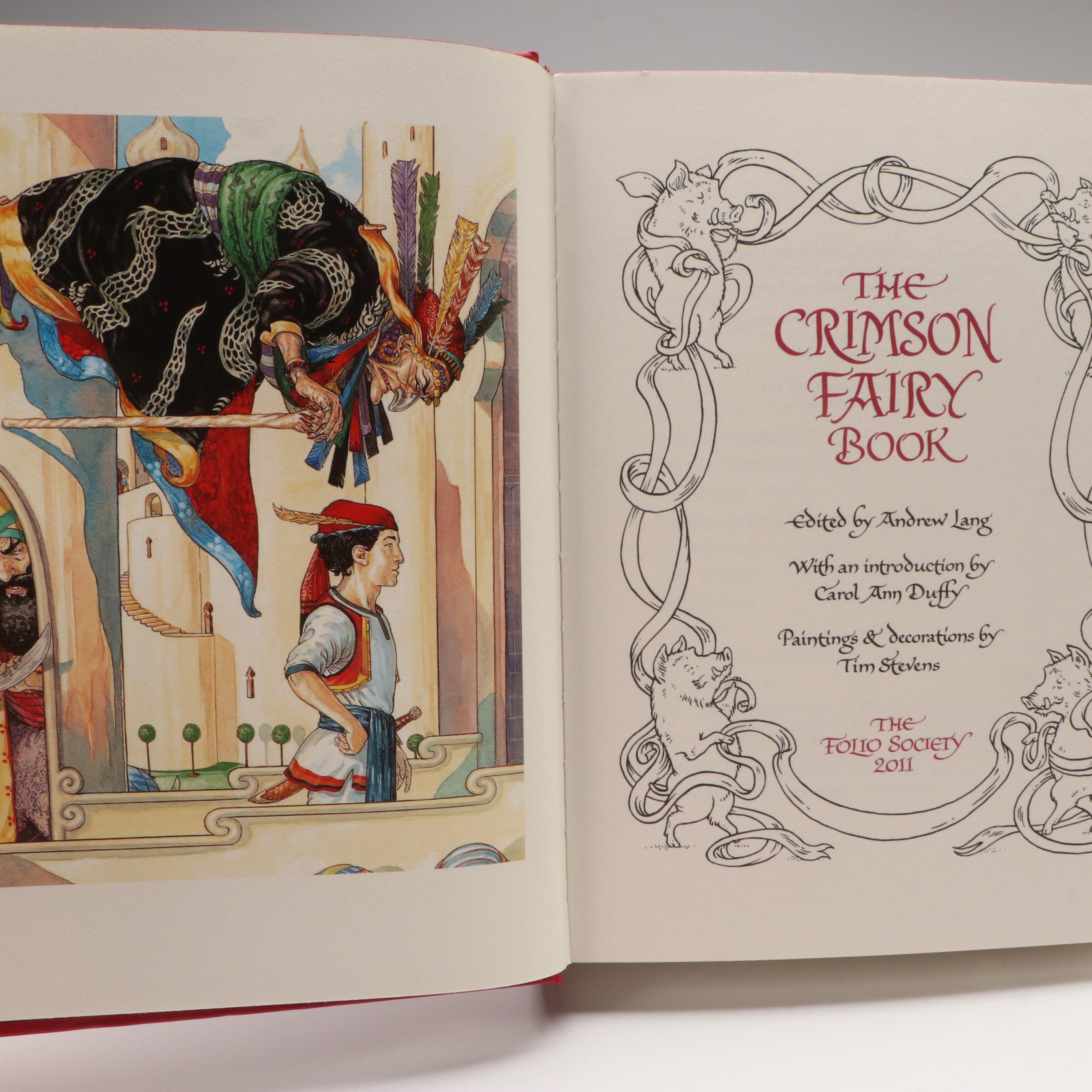 Folio Society "The Crimson Fairy Book" Edited by Andrew Lang and More Books