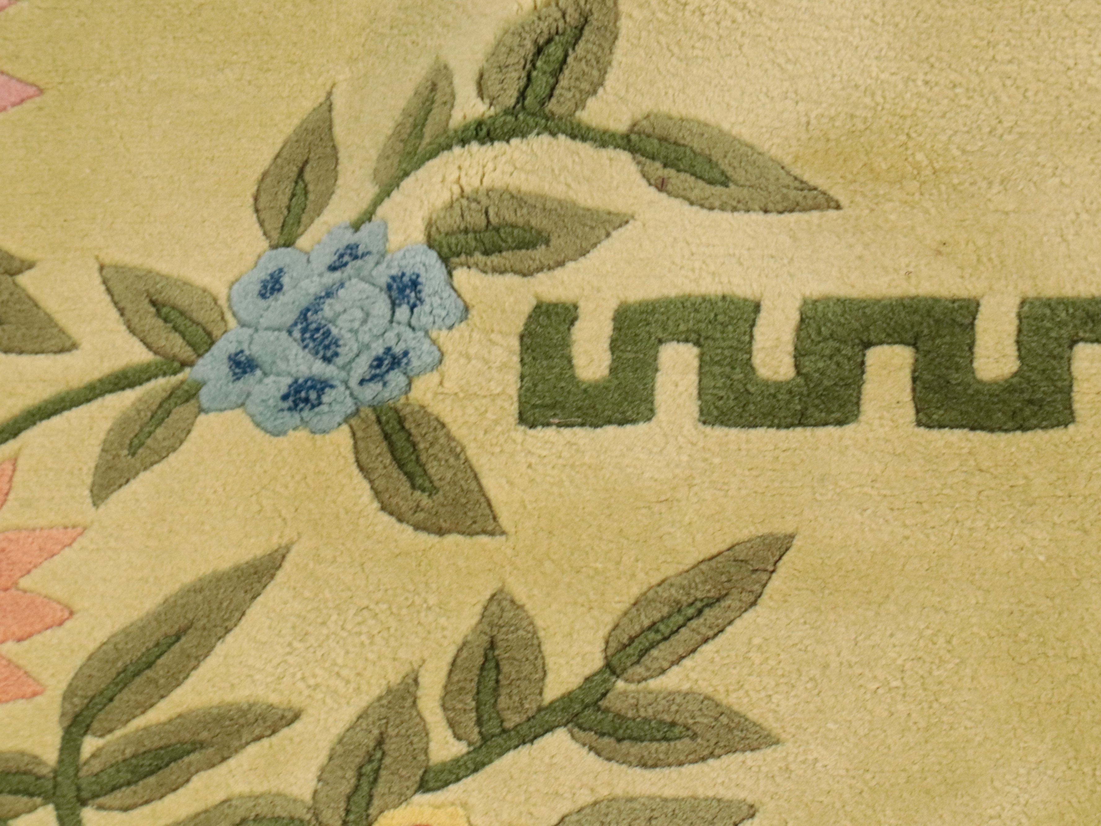 11'6 x 14'2 Hand-Knotted Chinese (Taiwan) Peking Style Room-Sized Rug