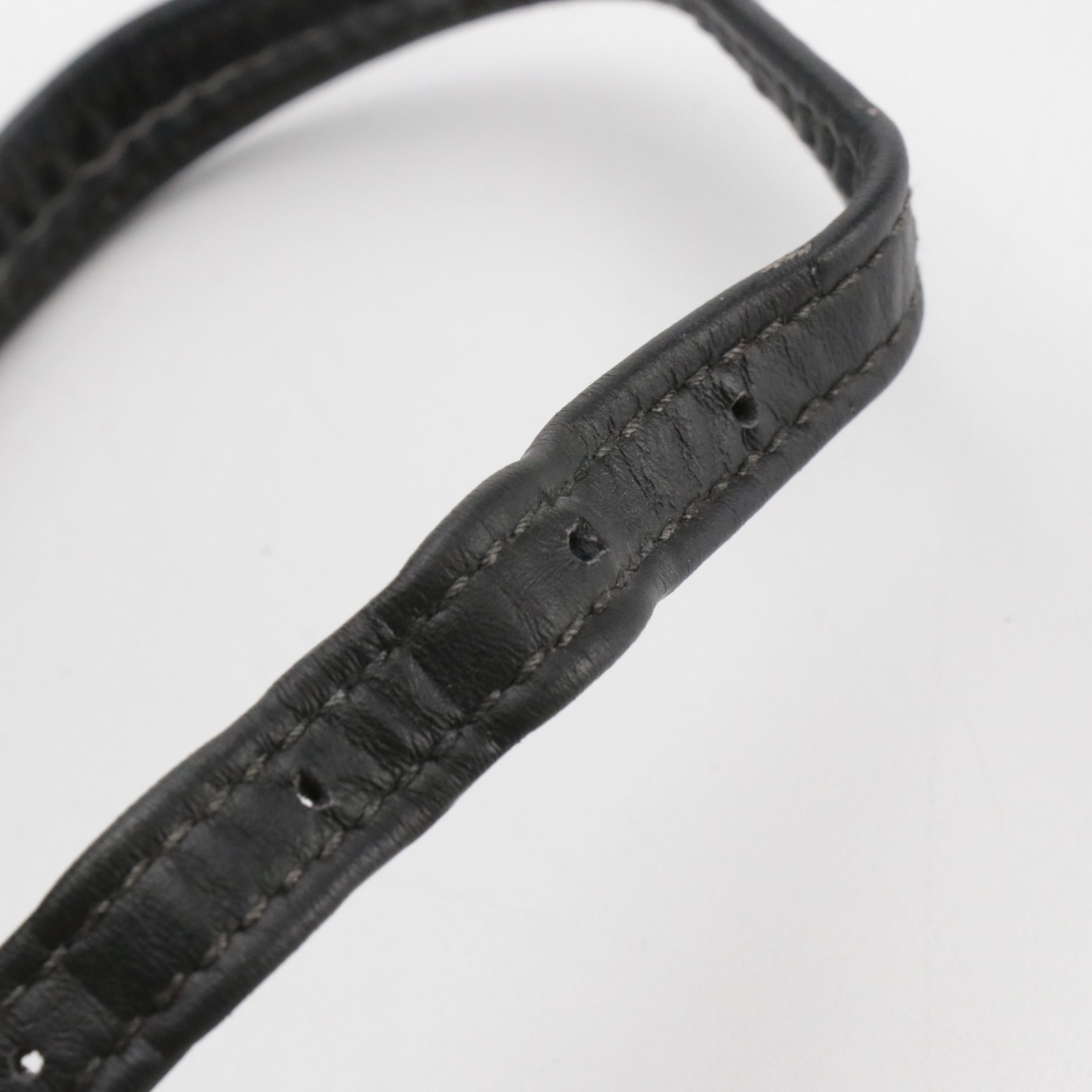 MCM Crossbody Bag in Black Viseto Nylon and Leather, Vintage