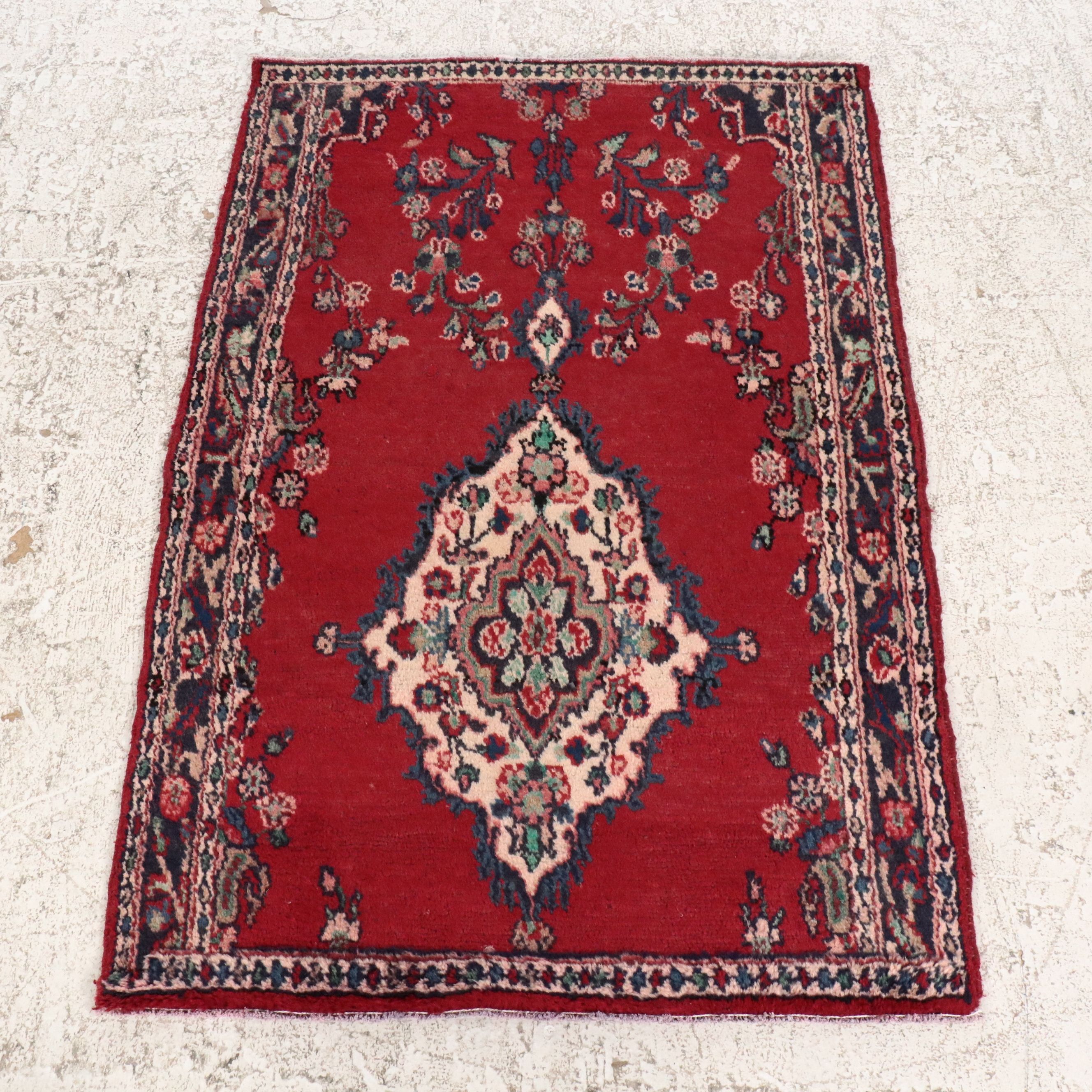 3'7 x 5'2 Hand-Knotted Persian Bakhshayesh Accent Rug