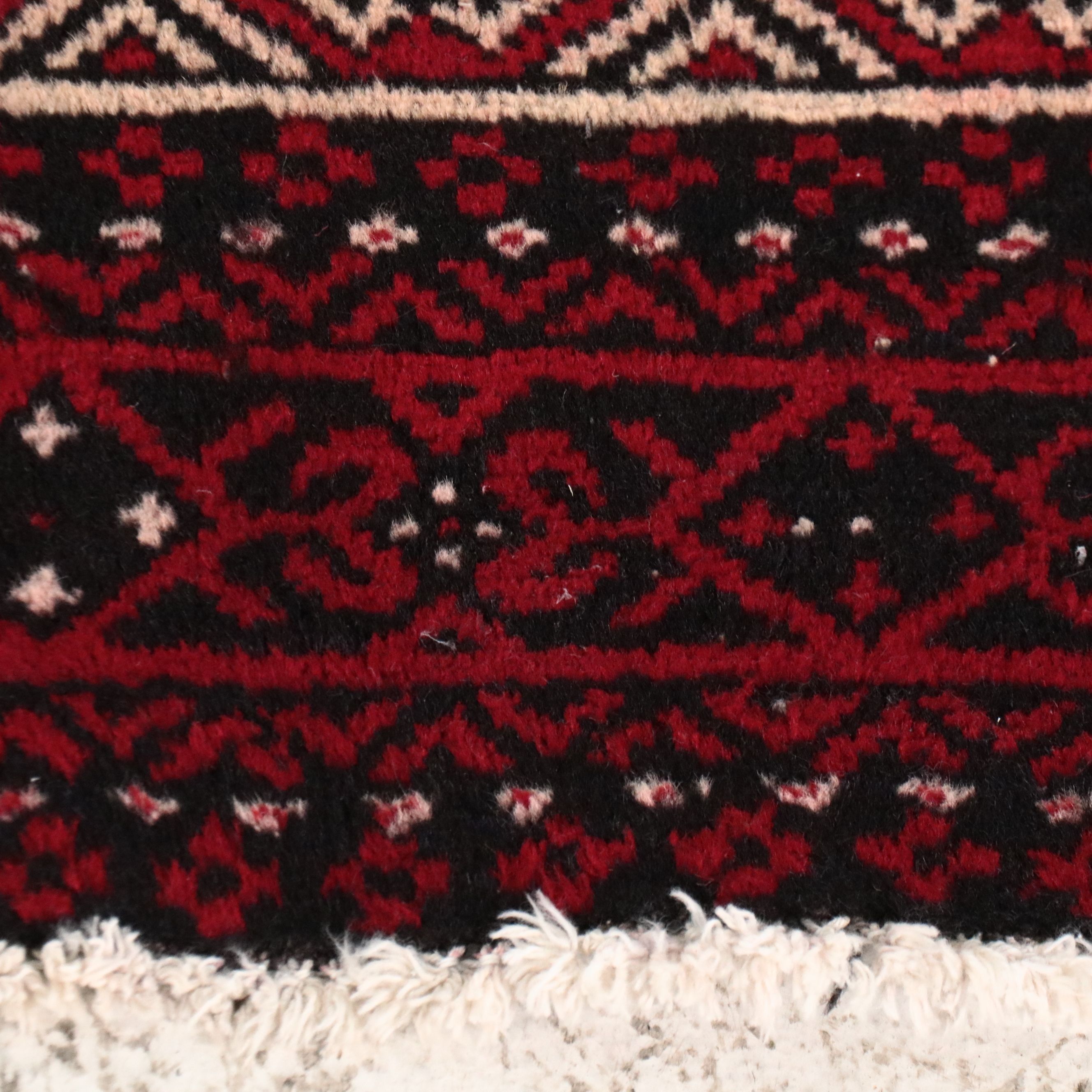 4' x 6'5 Hand-Knotted Afghan Baluch Area Rug