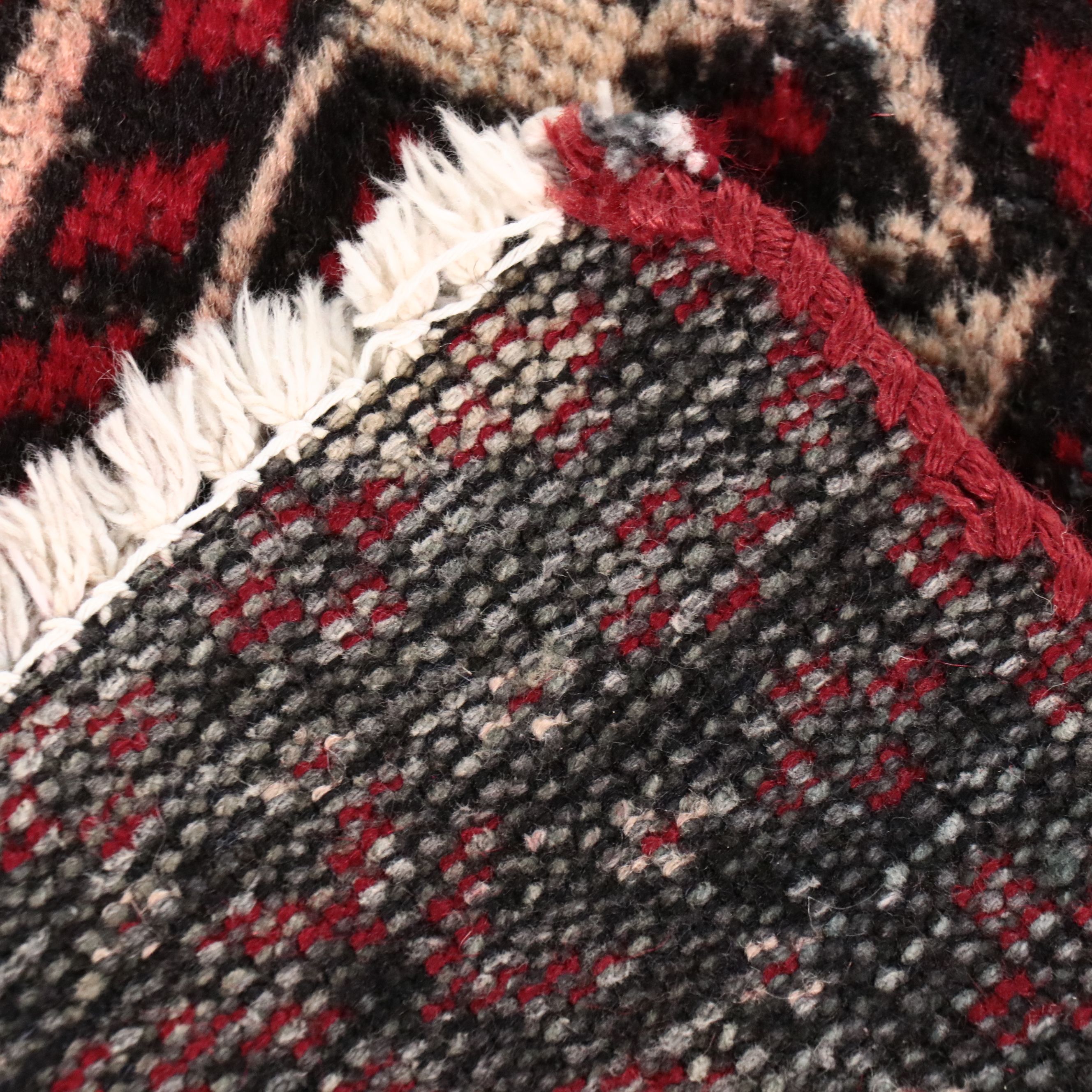 4' x 6'5 Hand-Knotted Afghan Baluch Area Rug