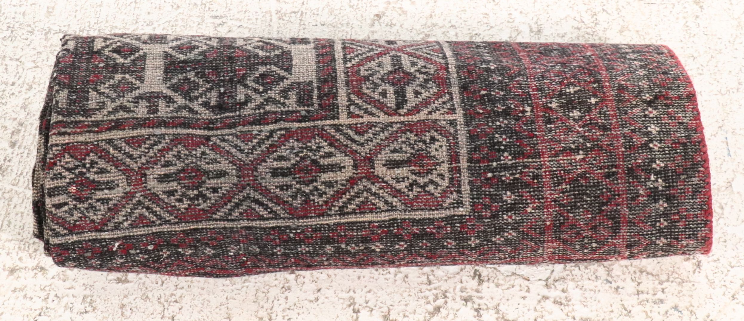 4' x 6'5 Hand-Knotted Afghan Baluch Area Rug