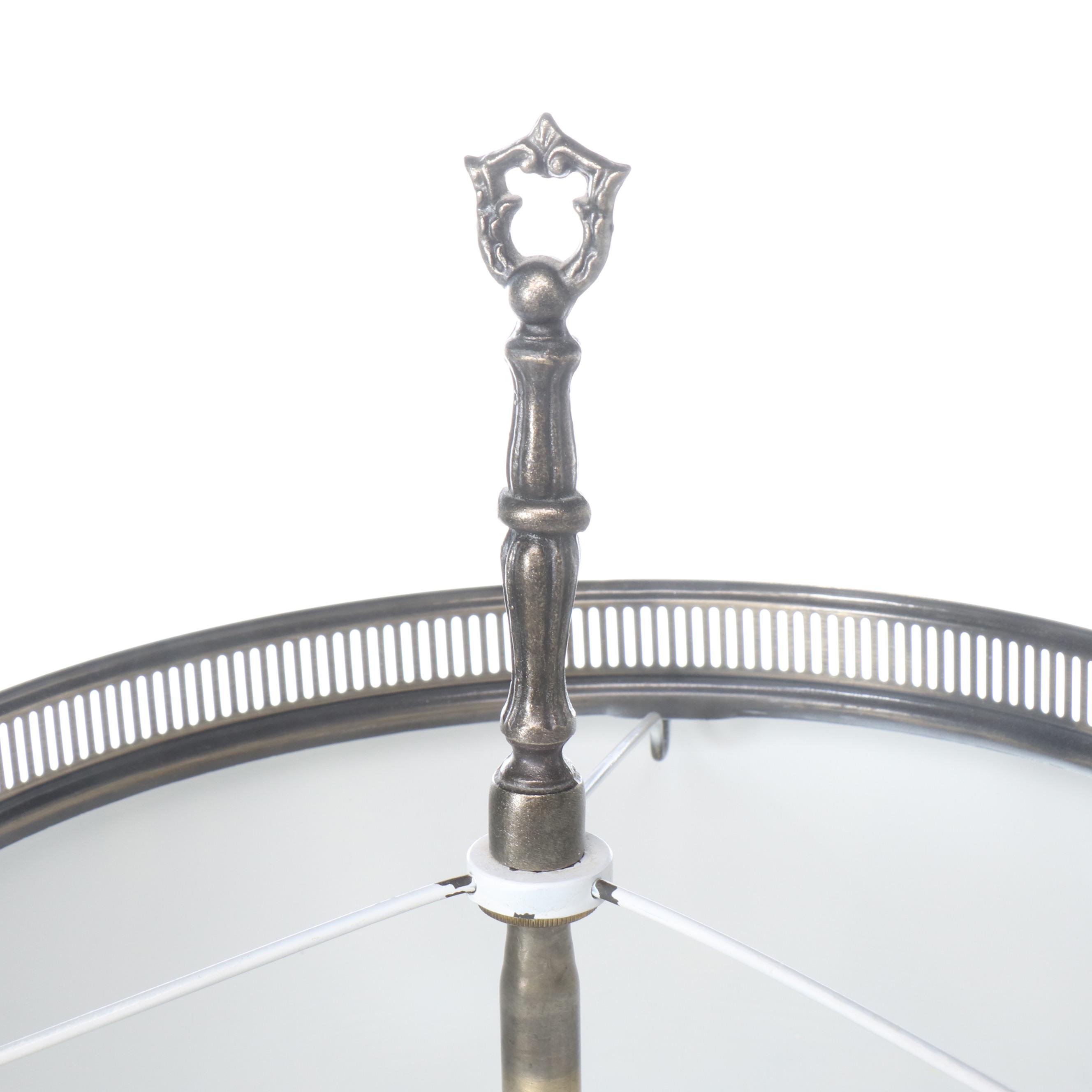 Stiffel Brass with Bouillotte Table Lamps, Vintage