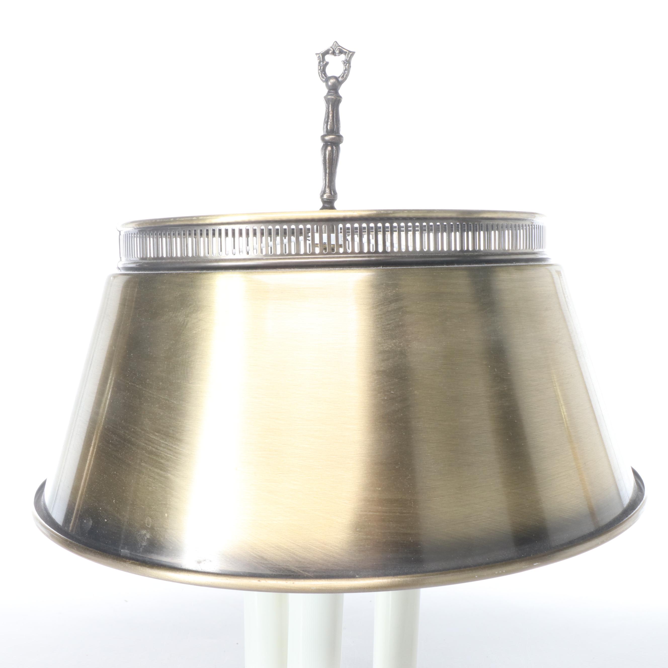 Stiffel Brass with Bouillotte Table Lamps, Vintage