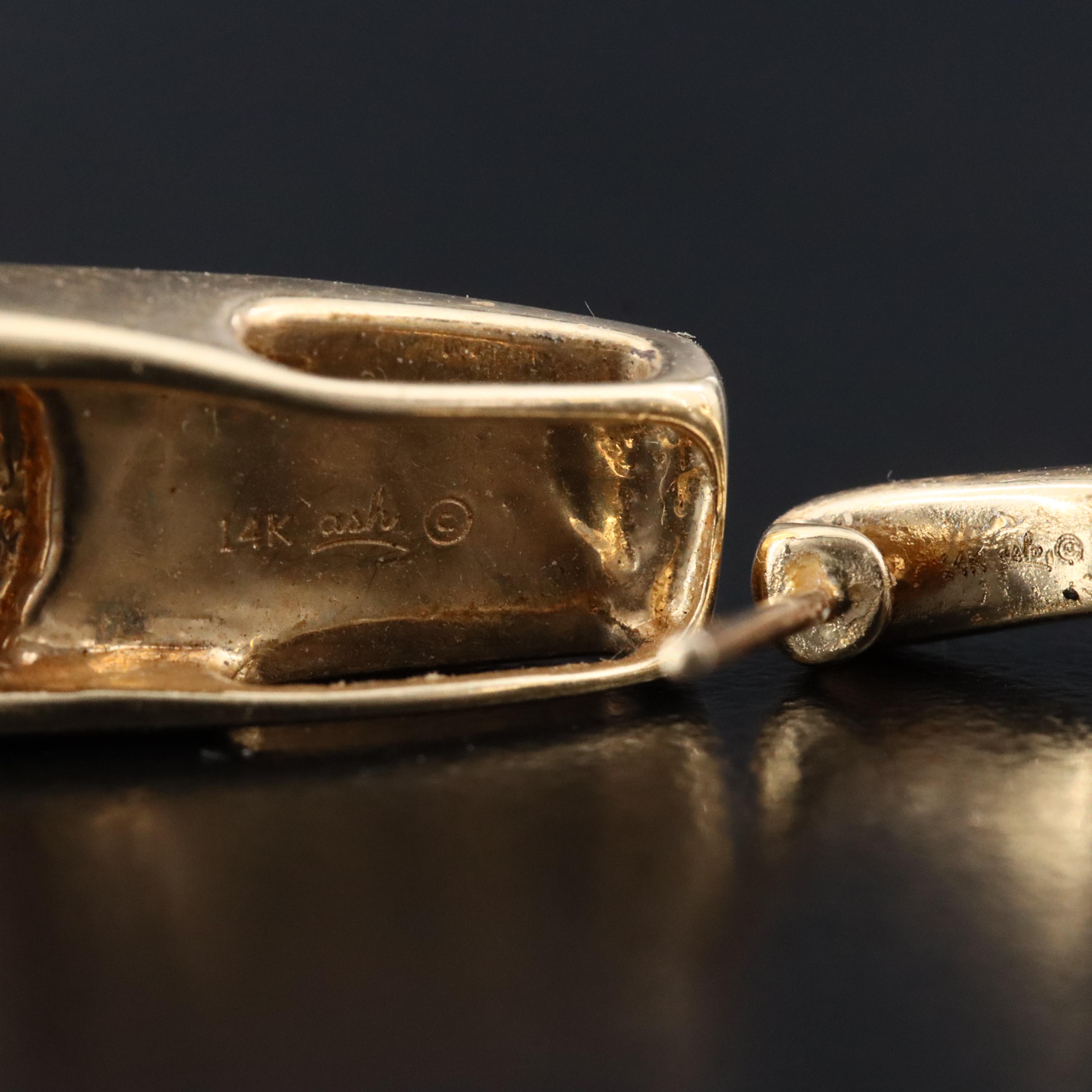 14K Tanzanite, Opal Inlay and Diamond Slide Pendant and Earrings