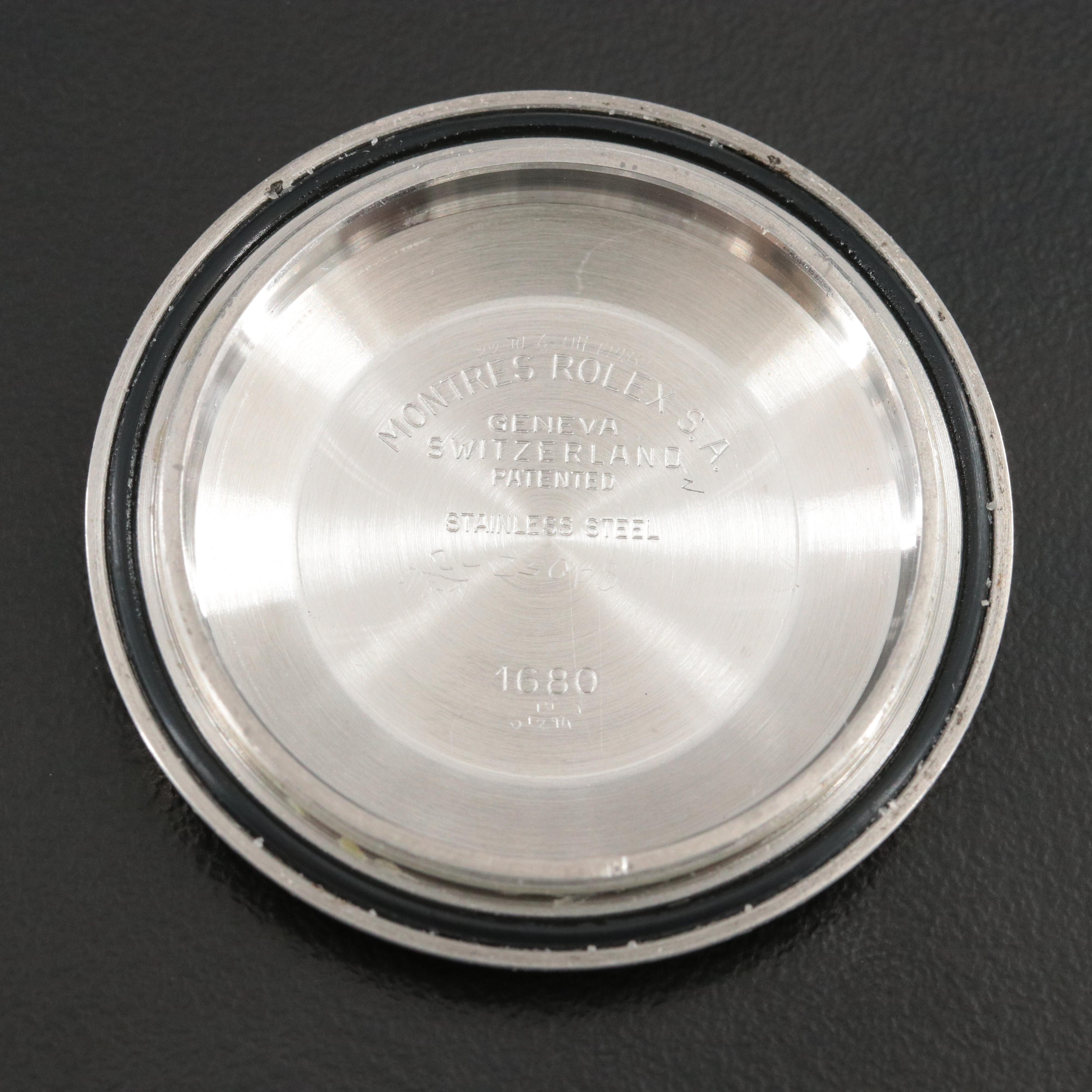 1978 Rolex Submariner St. Steel Date 1680 Watch