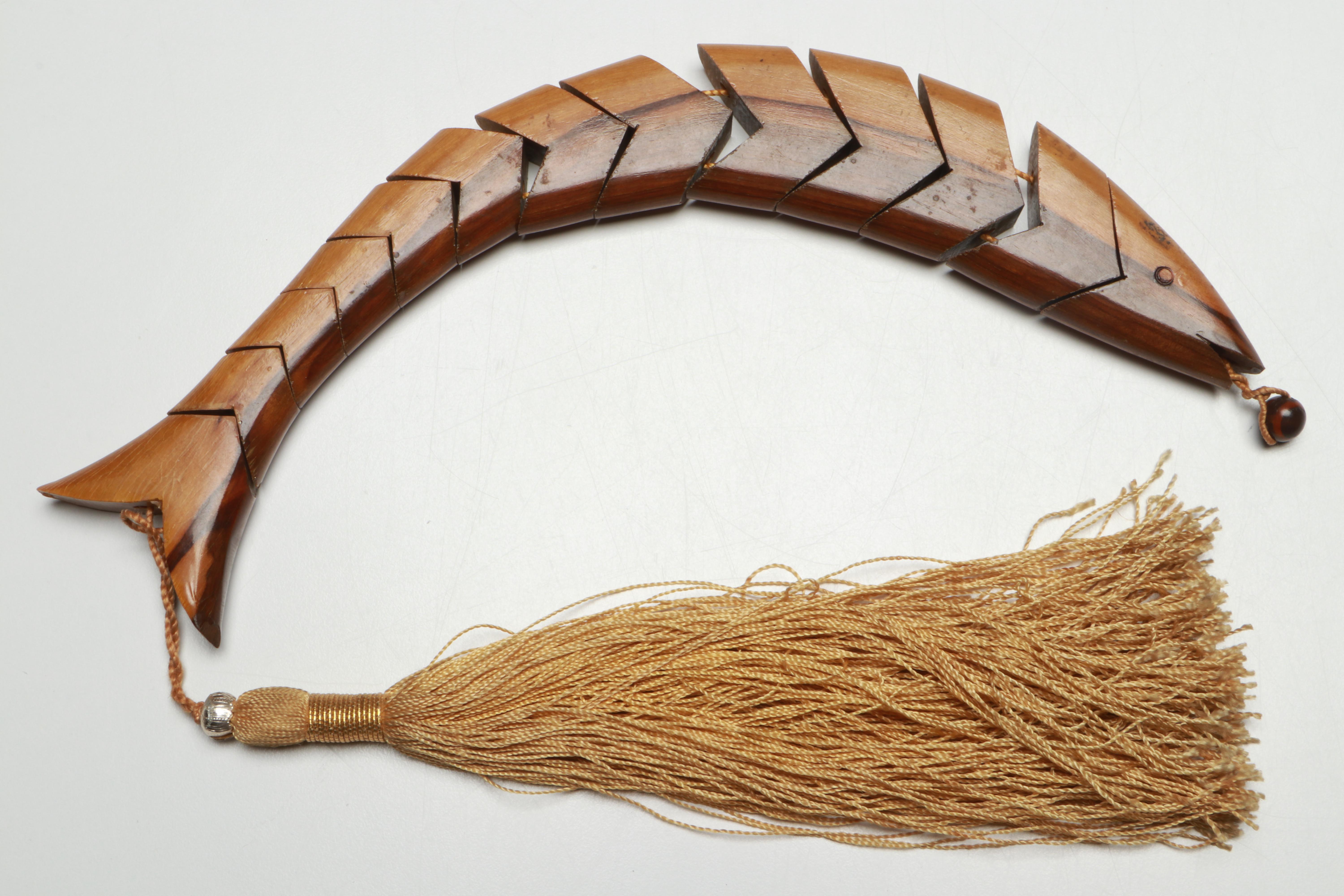 Russian Folk Art Painted Wood Vase and Spoons with Other Vintage Table Décor