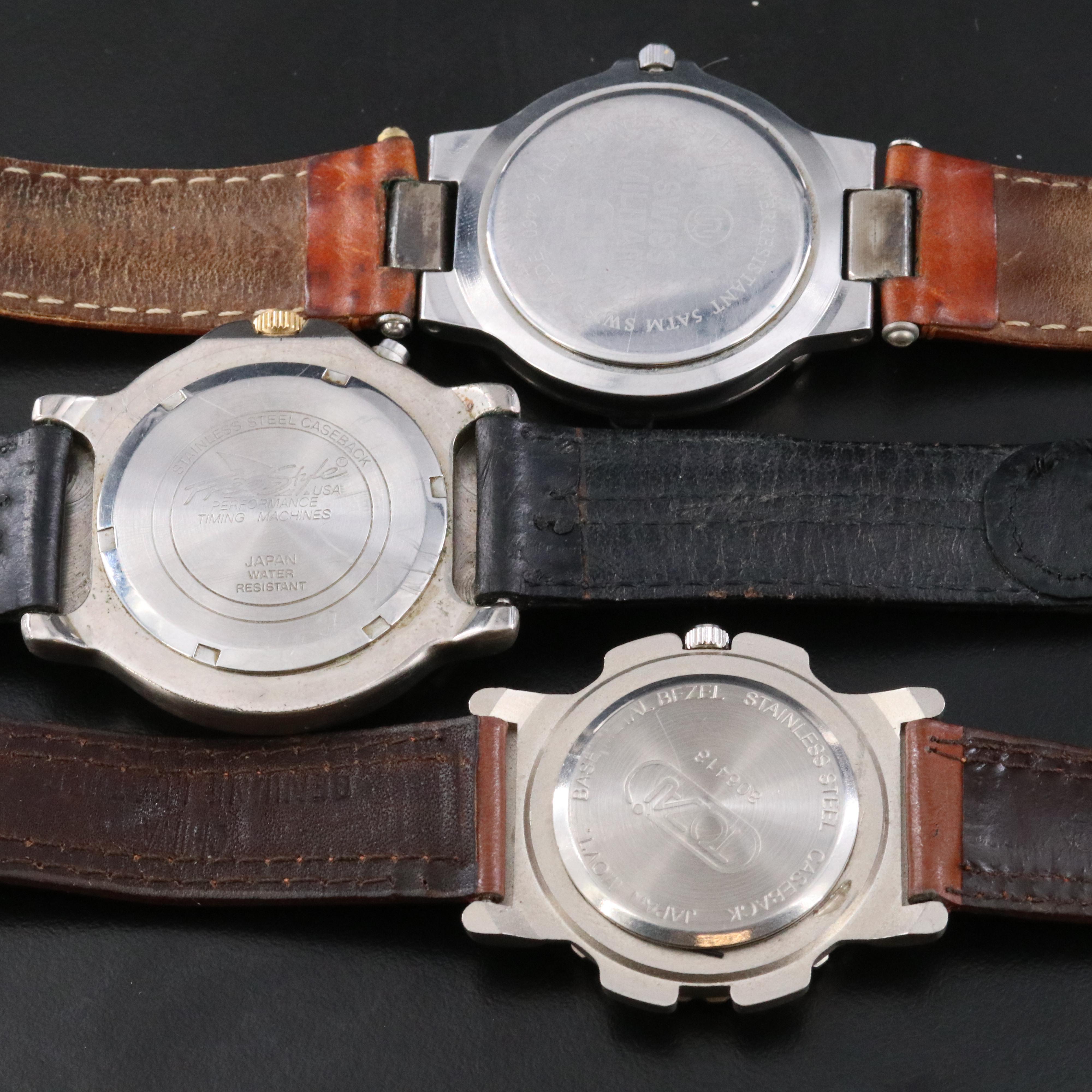 Collection of Quartz Watches Featuring Swiss Military