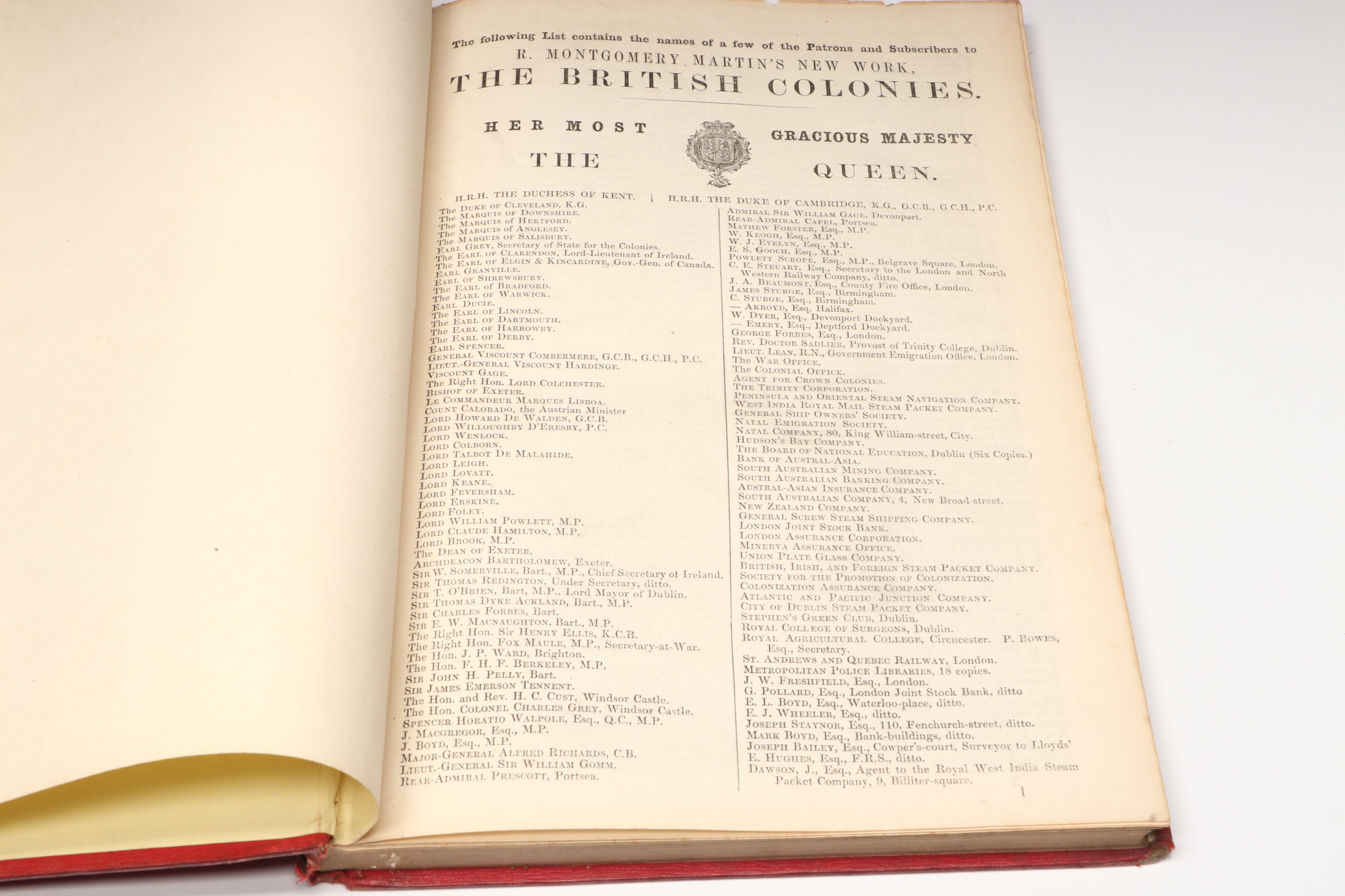 "The British Colonies" Partial Set by R. Montgomery Martin, Late 19th Century