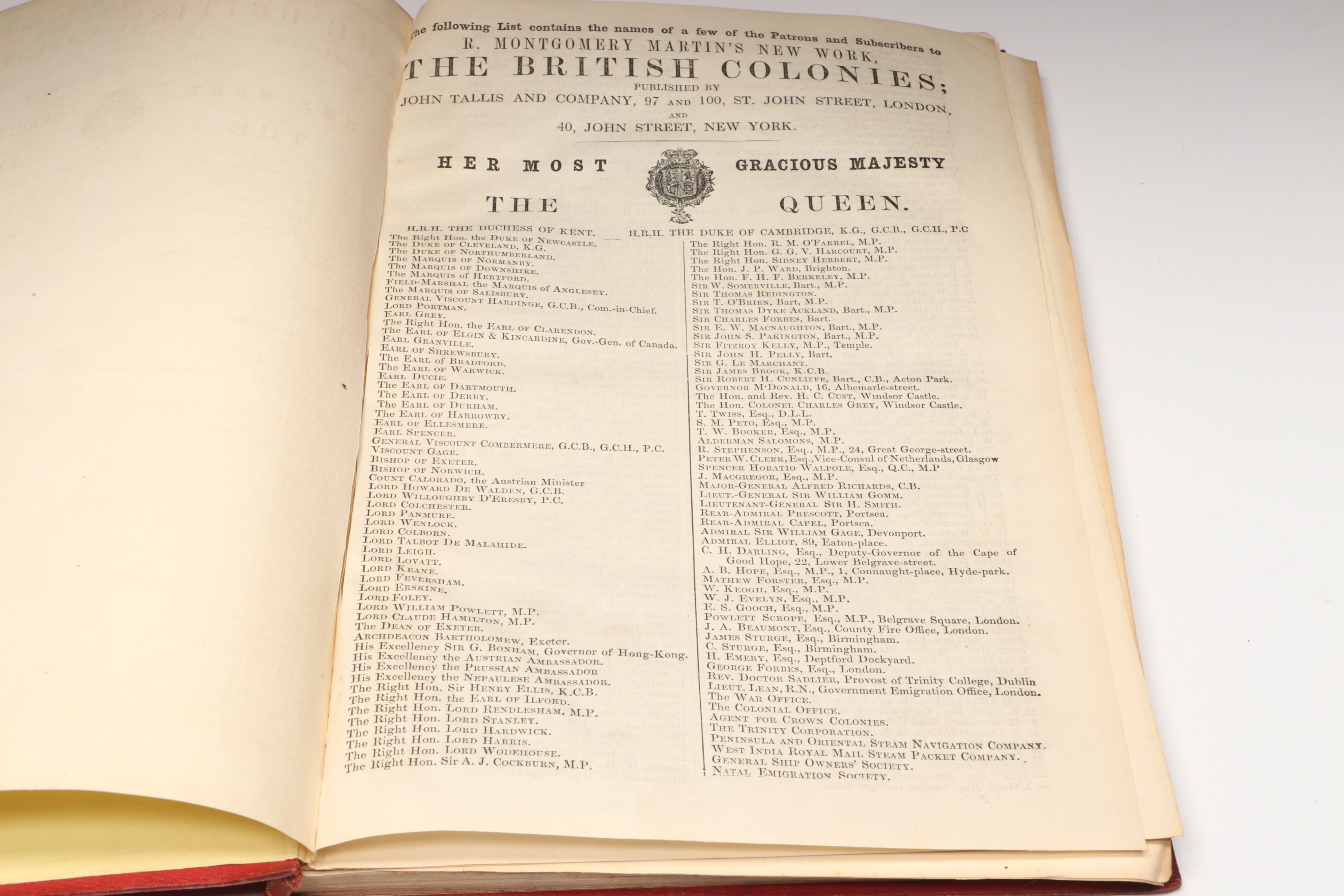 "The British Colonies" Partial Set by R. Montgomery Martin, Late 19th Century