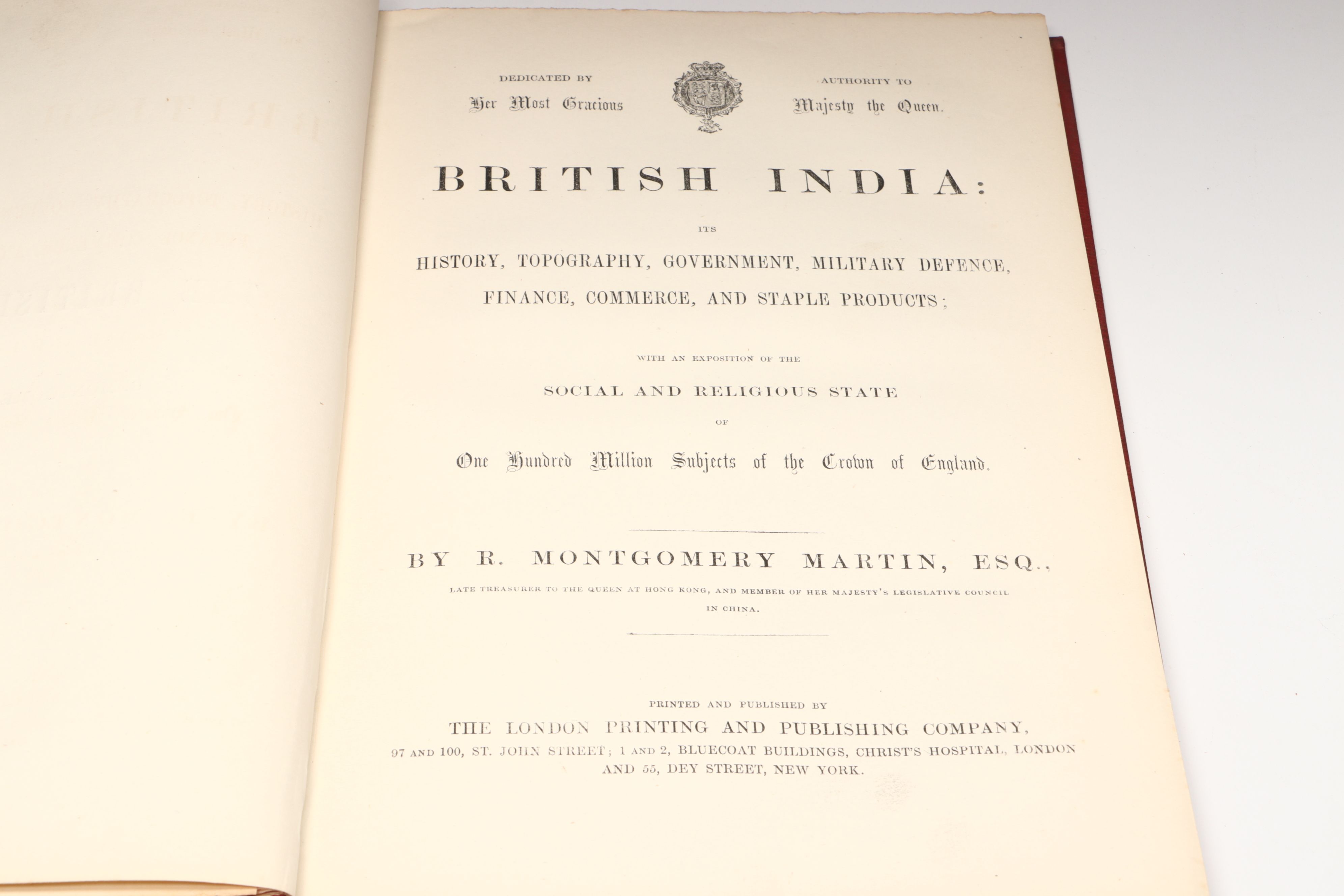 "The British Colonies" Partial Set by R. Montgomery Martin, Late 19th Century