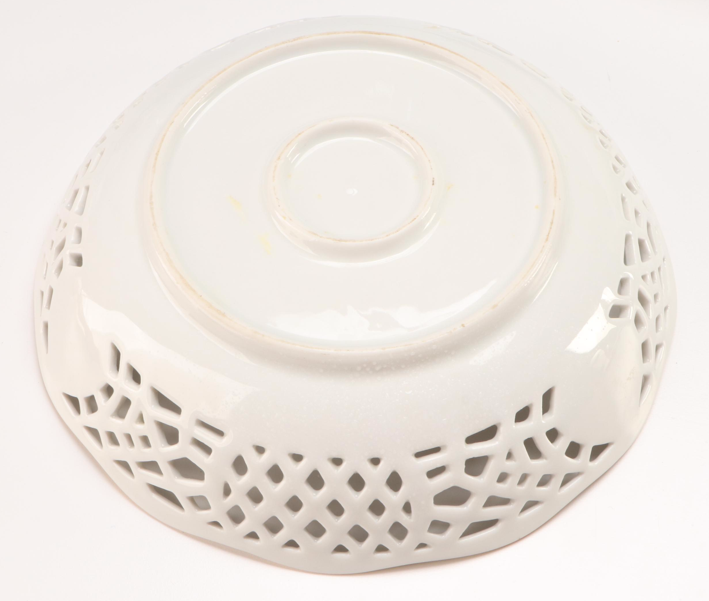 Schumann Floral Porcelain Serving Bowl with Other Floral Stands and Plates