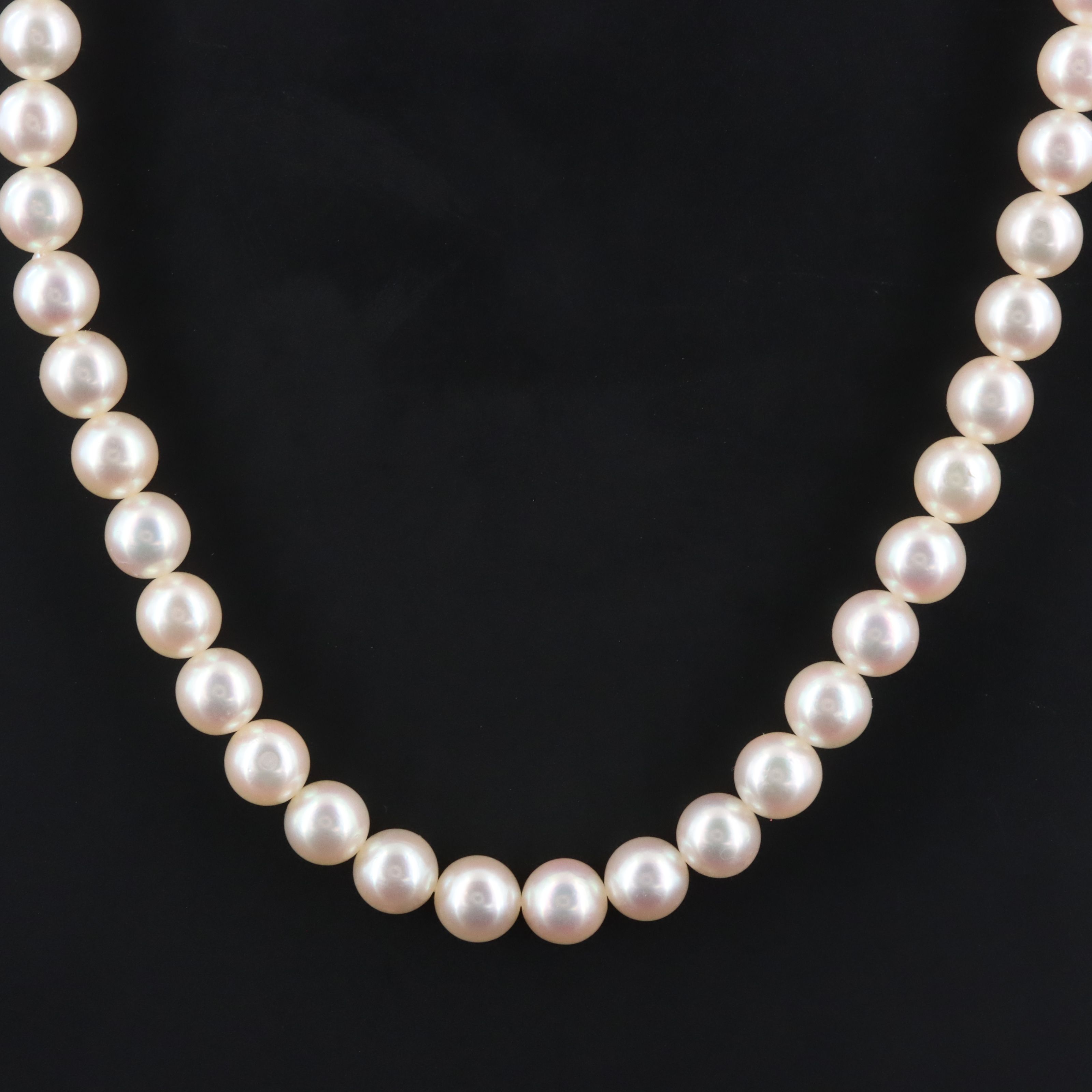 Mikimoto Pearl Necklace with a Sterling Clasp