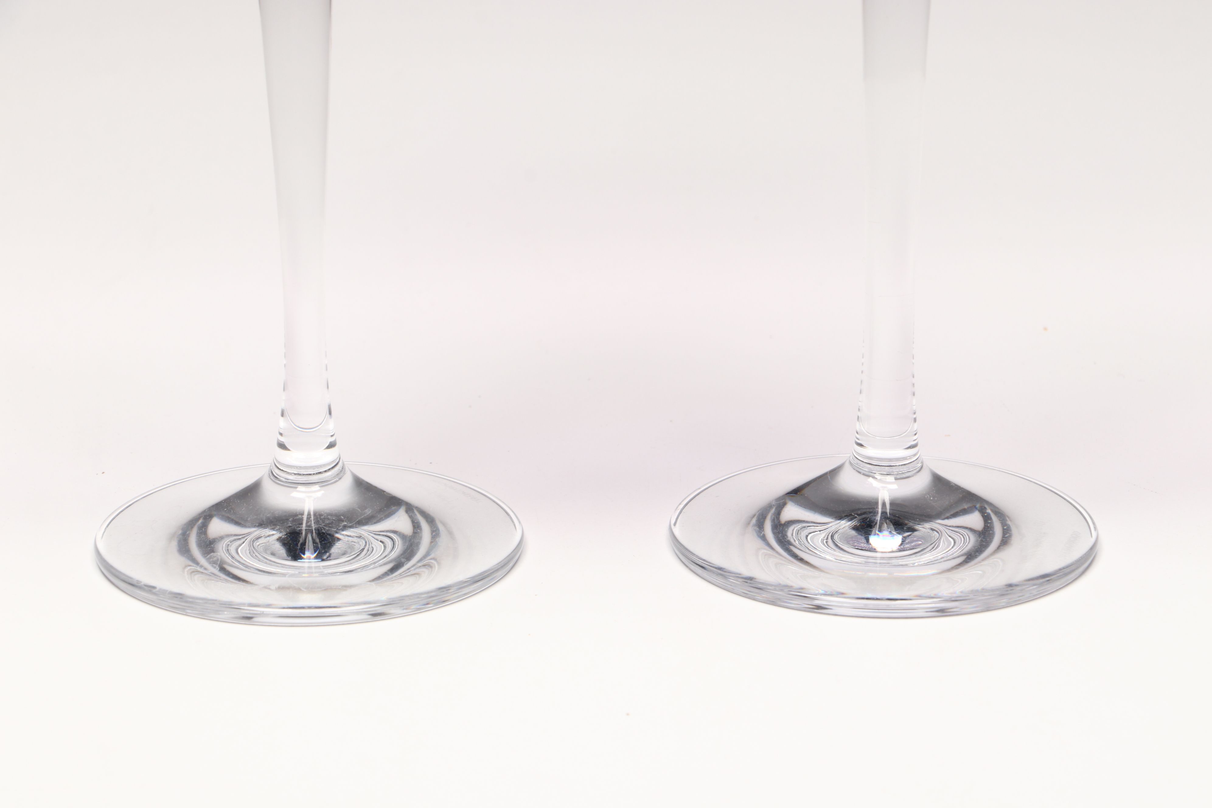 Wedgwood for Vera Wang "Duchesse Encore" Crystal Champagne Flutes