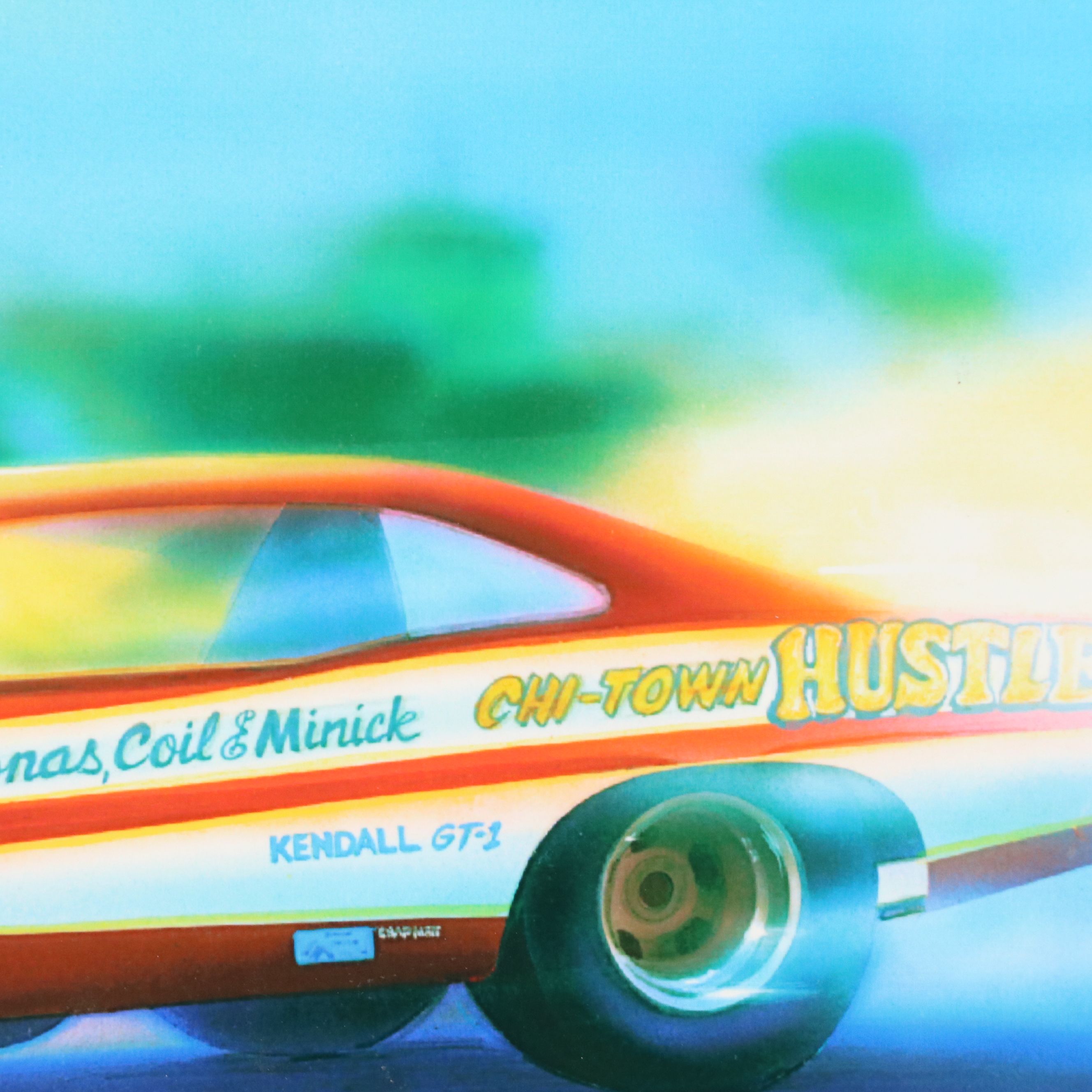 David Carl Peters Signed Limited Edition "The Hustle-Town" Shyster Print