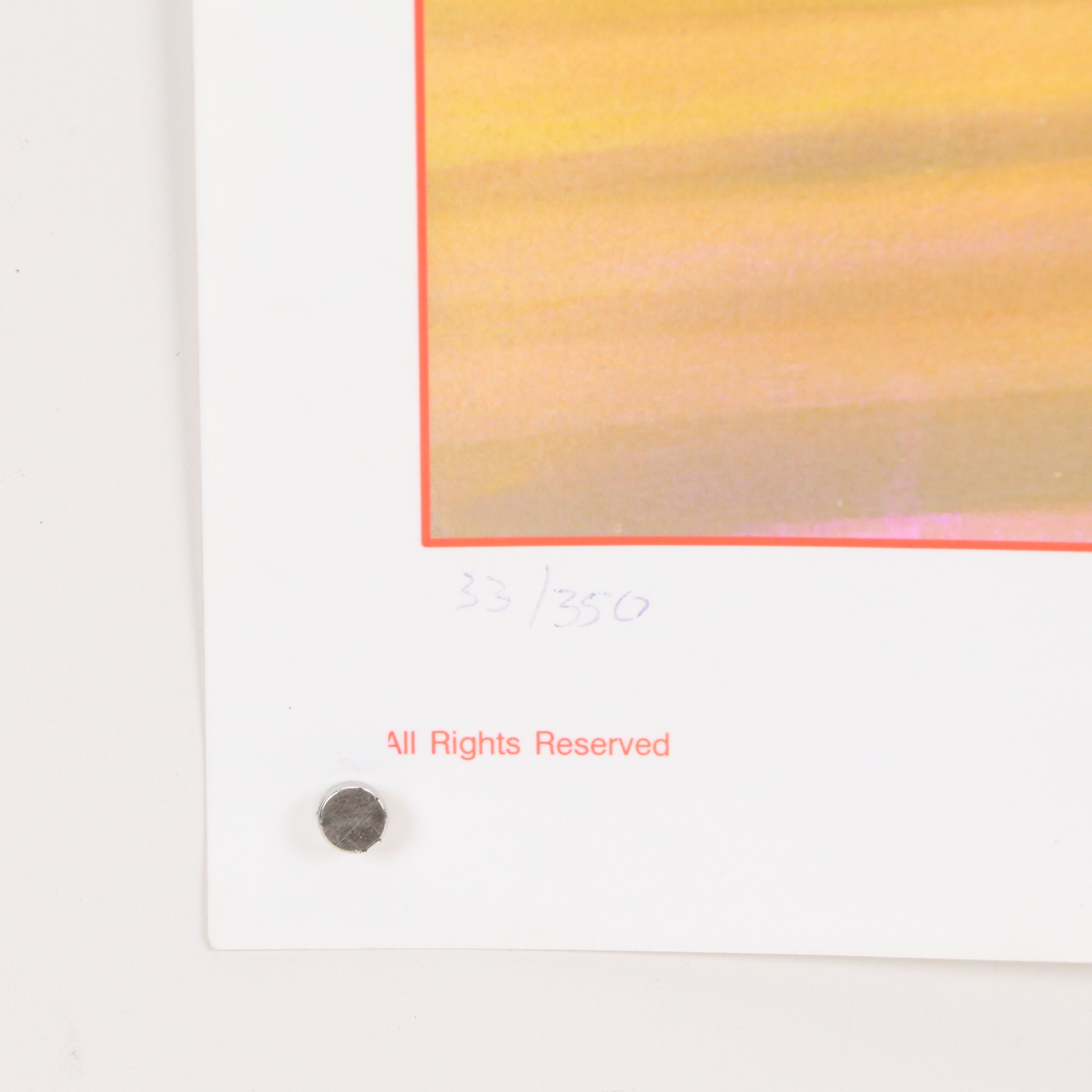 David Carl Peters Signed Limited Edition "The Hustle-Town" Shyster Print