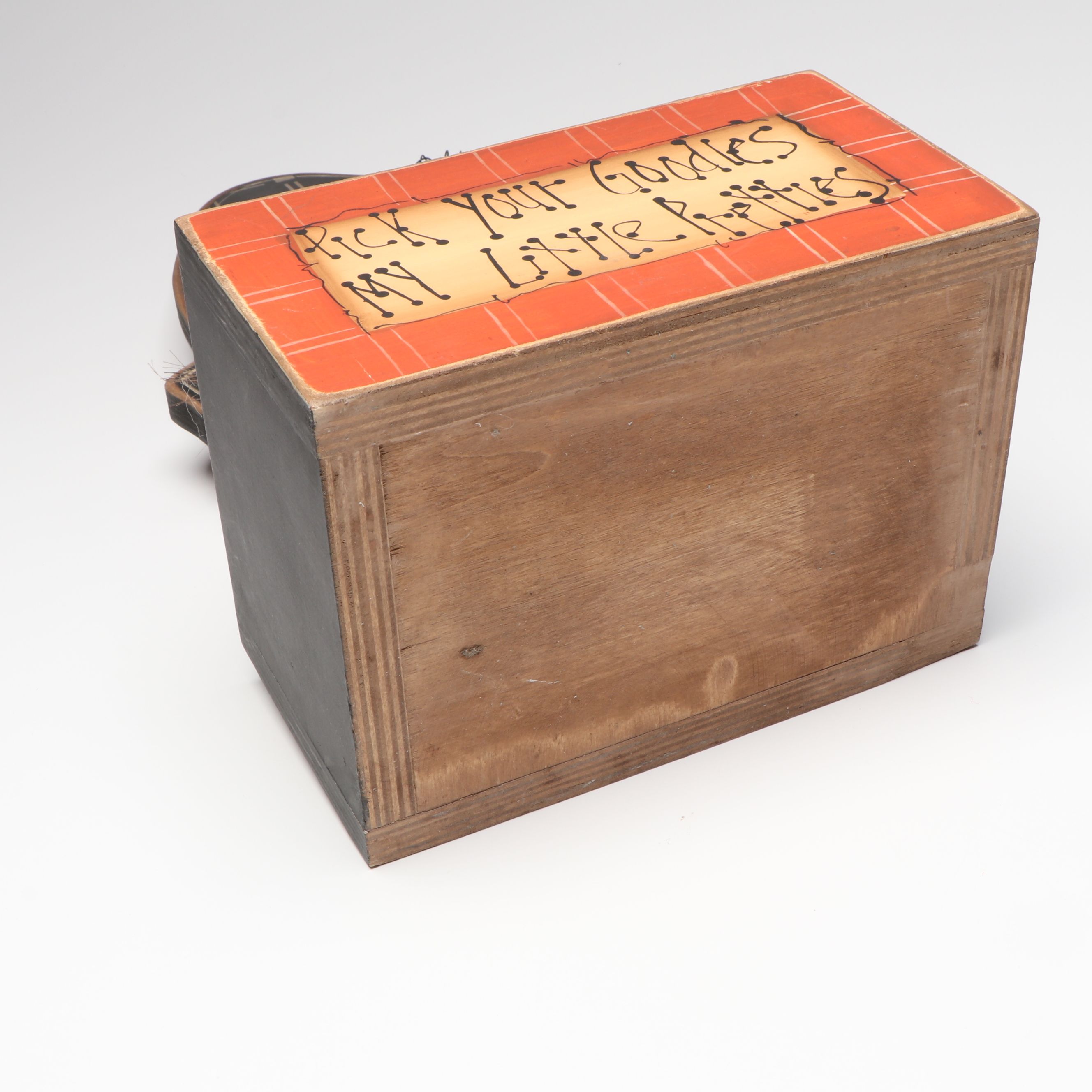 Halloween Character Candy Box with Easter Themed Seasonal Décor