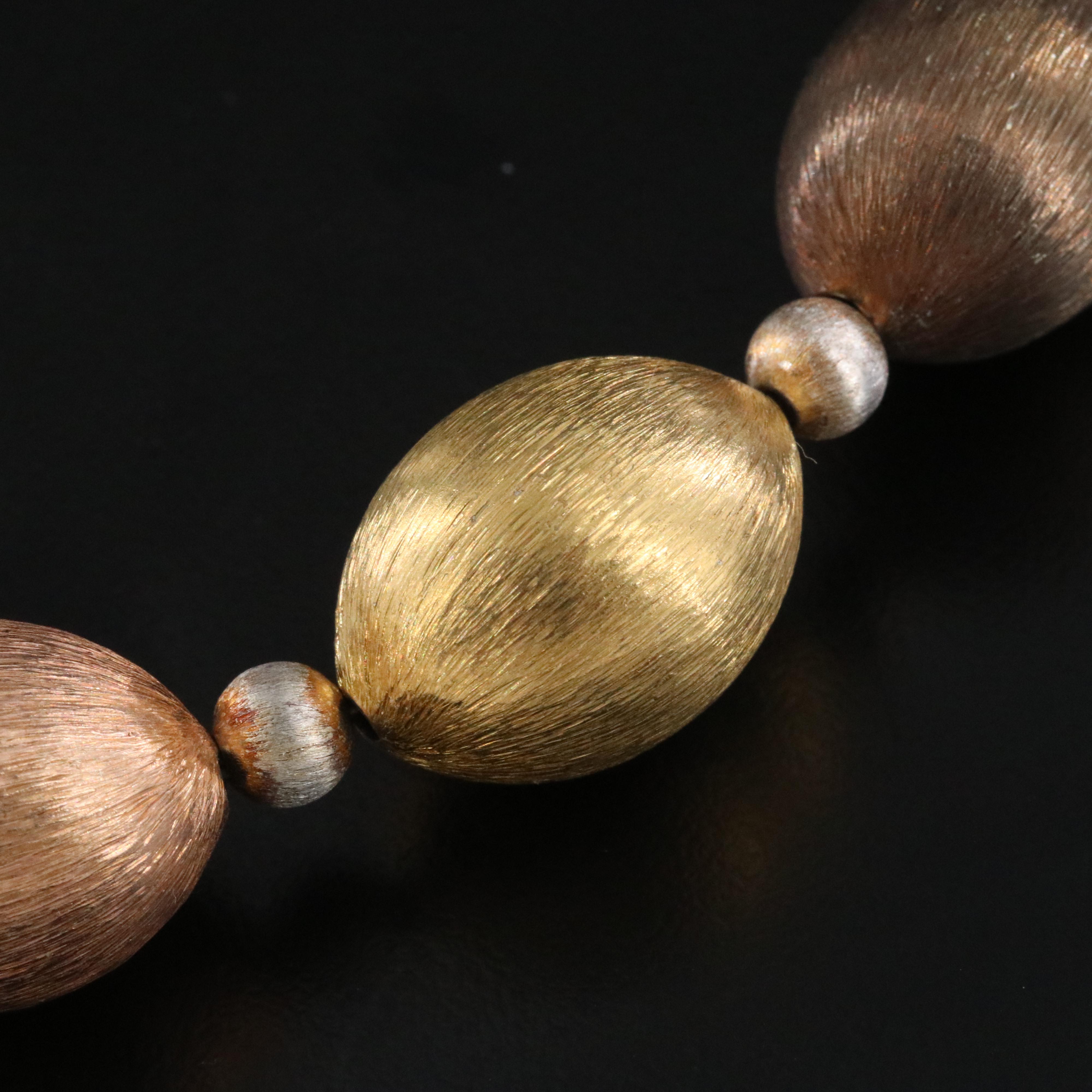 Sterling Quinta-Color Graduated Necklace