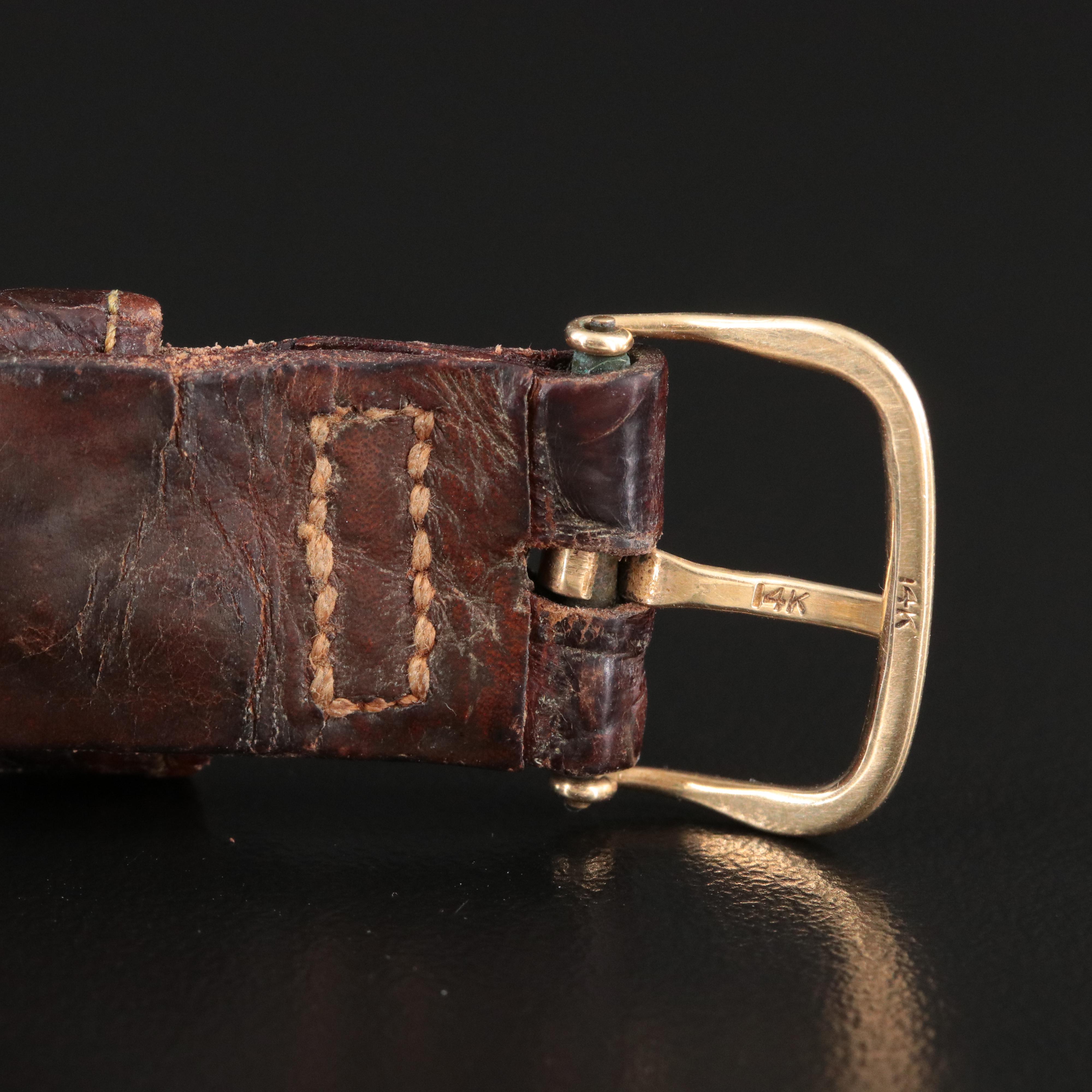 1948 Rolex Oyster Perpetual Bubble Back Engine Turned Bezel Watch