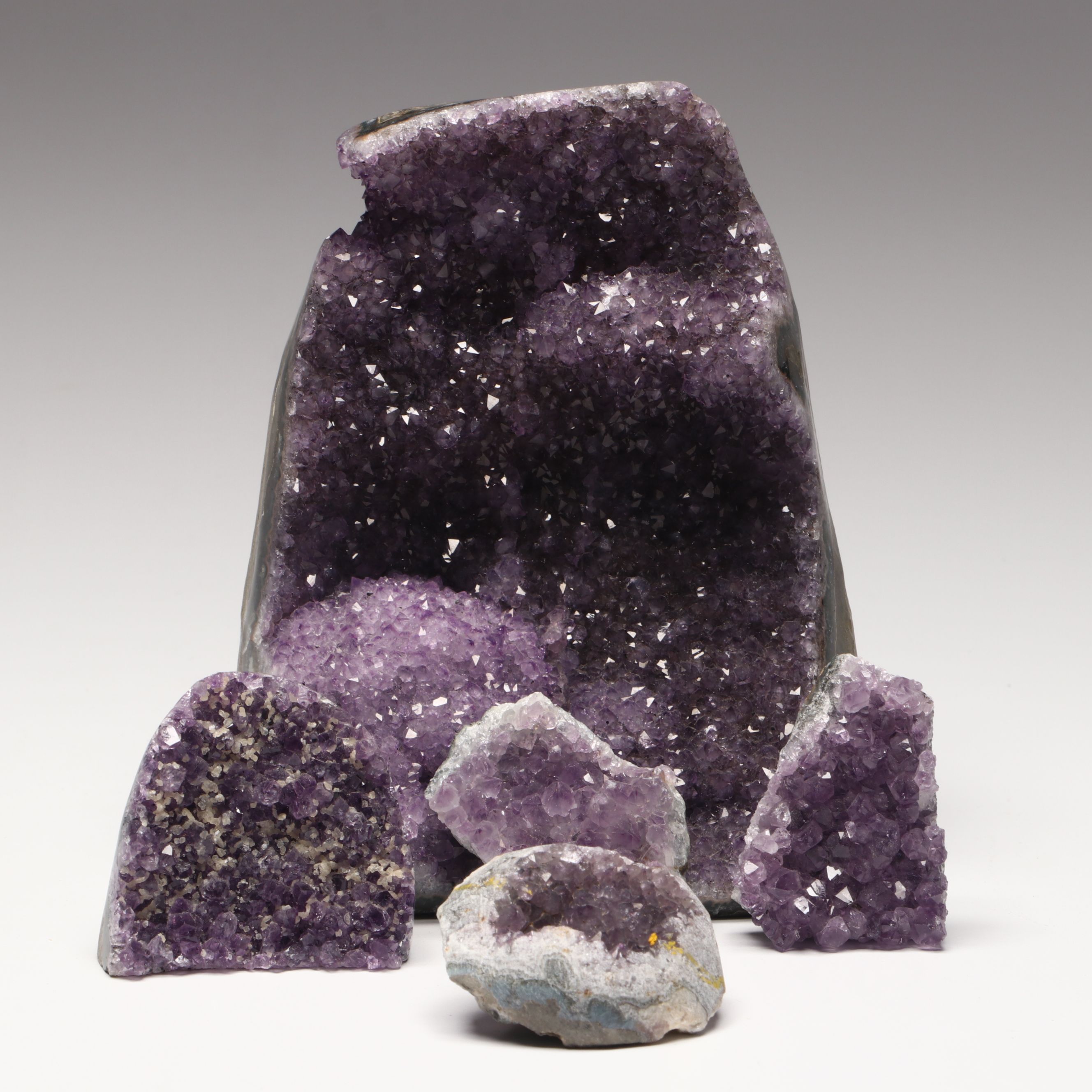 Amethyst Cathedral and Other Geode Specimens