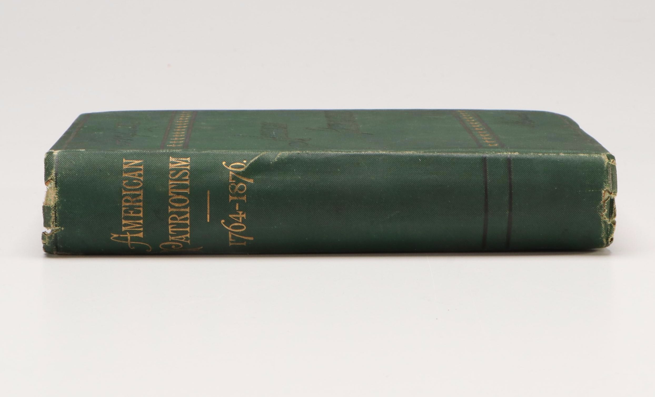 First Edition "American Patriotism" Compiled by Selim H. Peabody, 1880