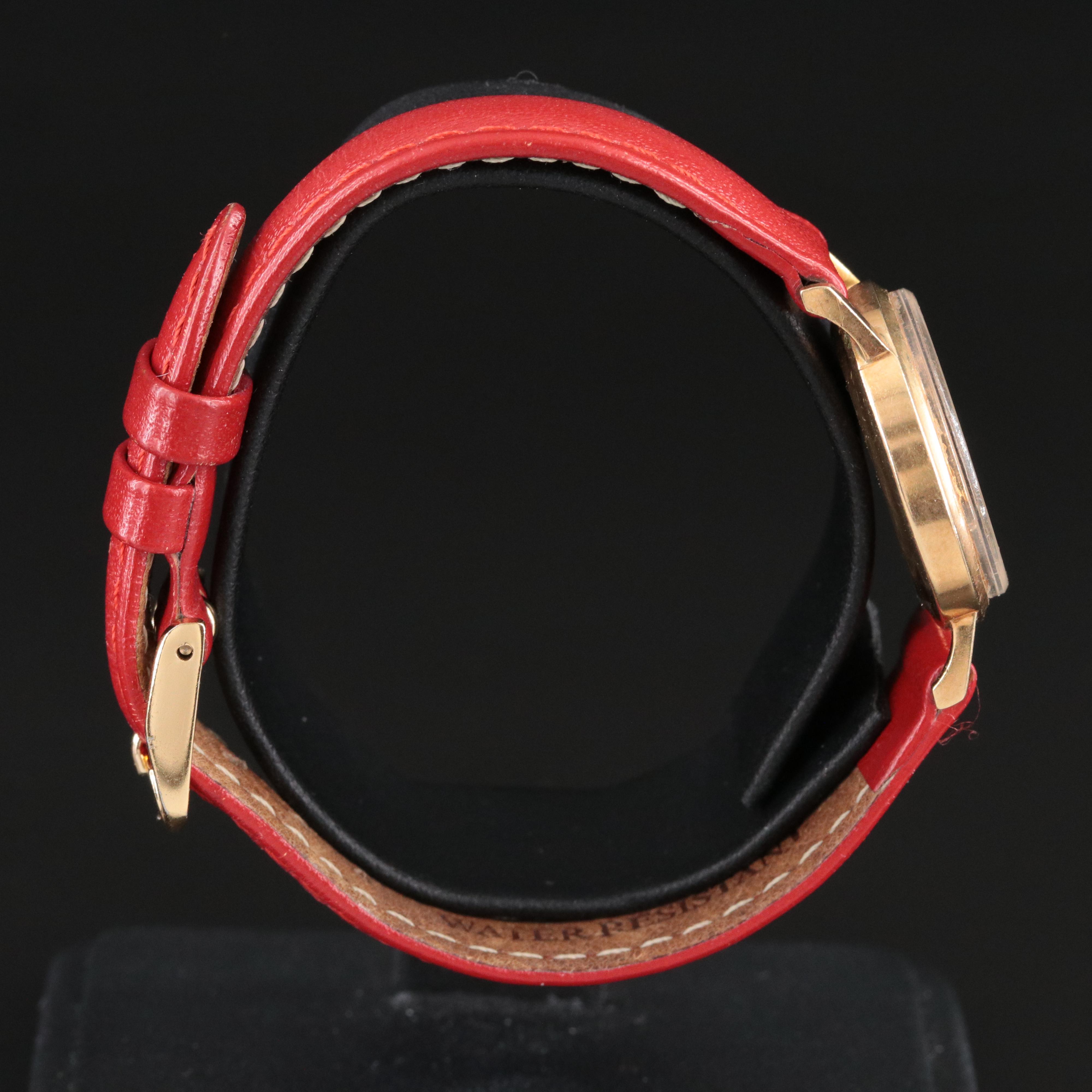 14K Gold Lucien Piccard Swiss Quartz Watch