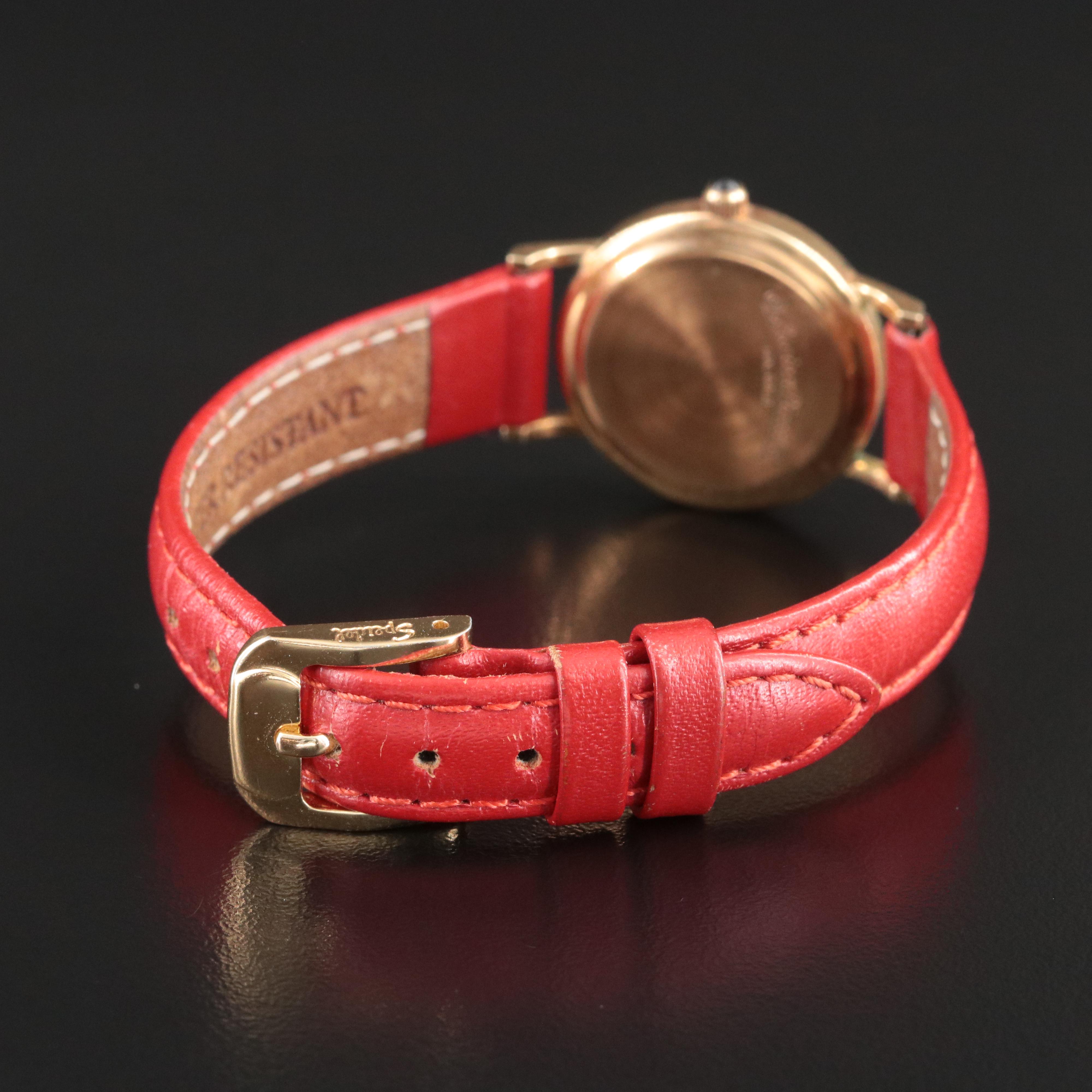 14K Gold Lucien Piccard Swiss Quartz Watch