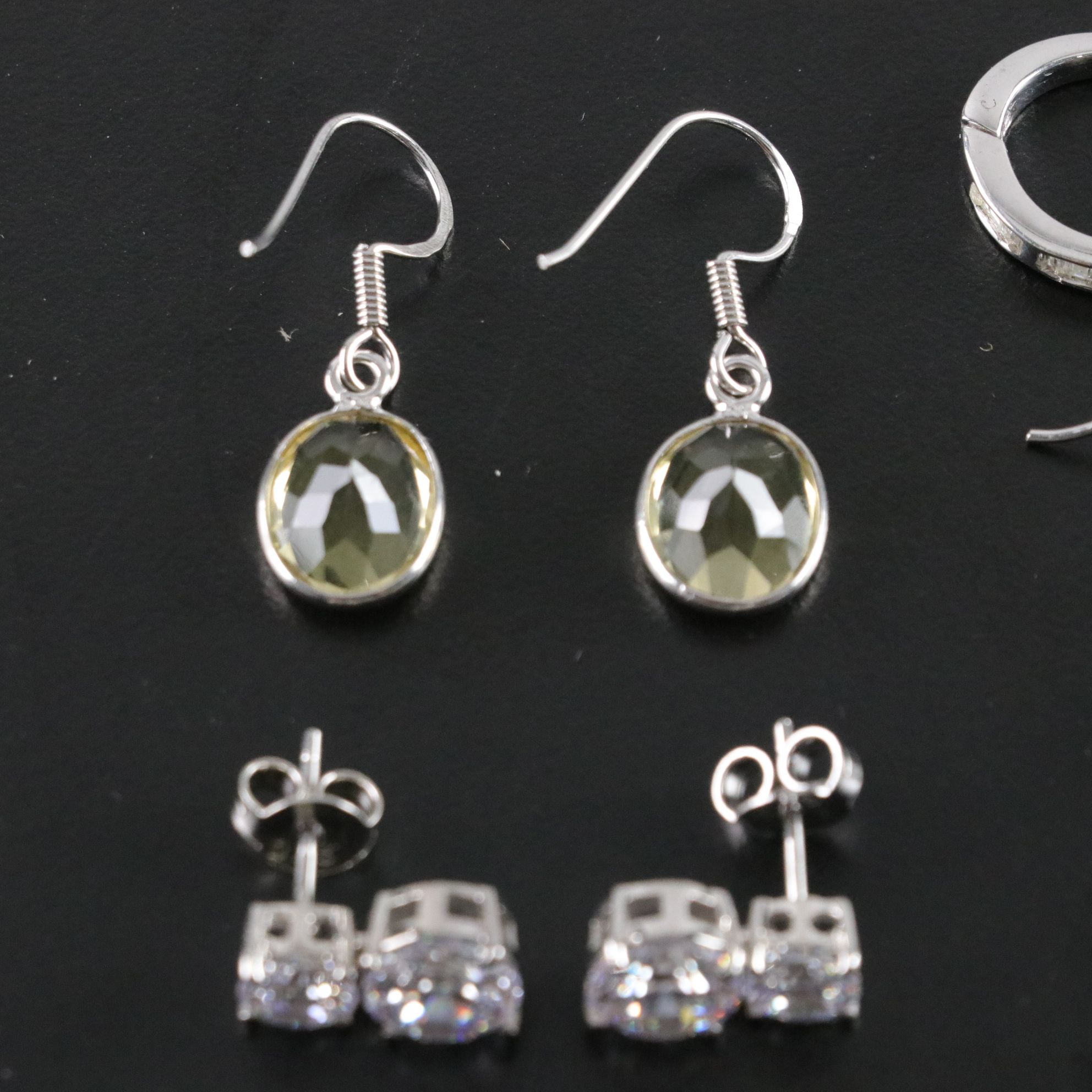 14 Assorted Sterling Silver Earrings