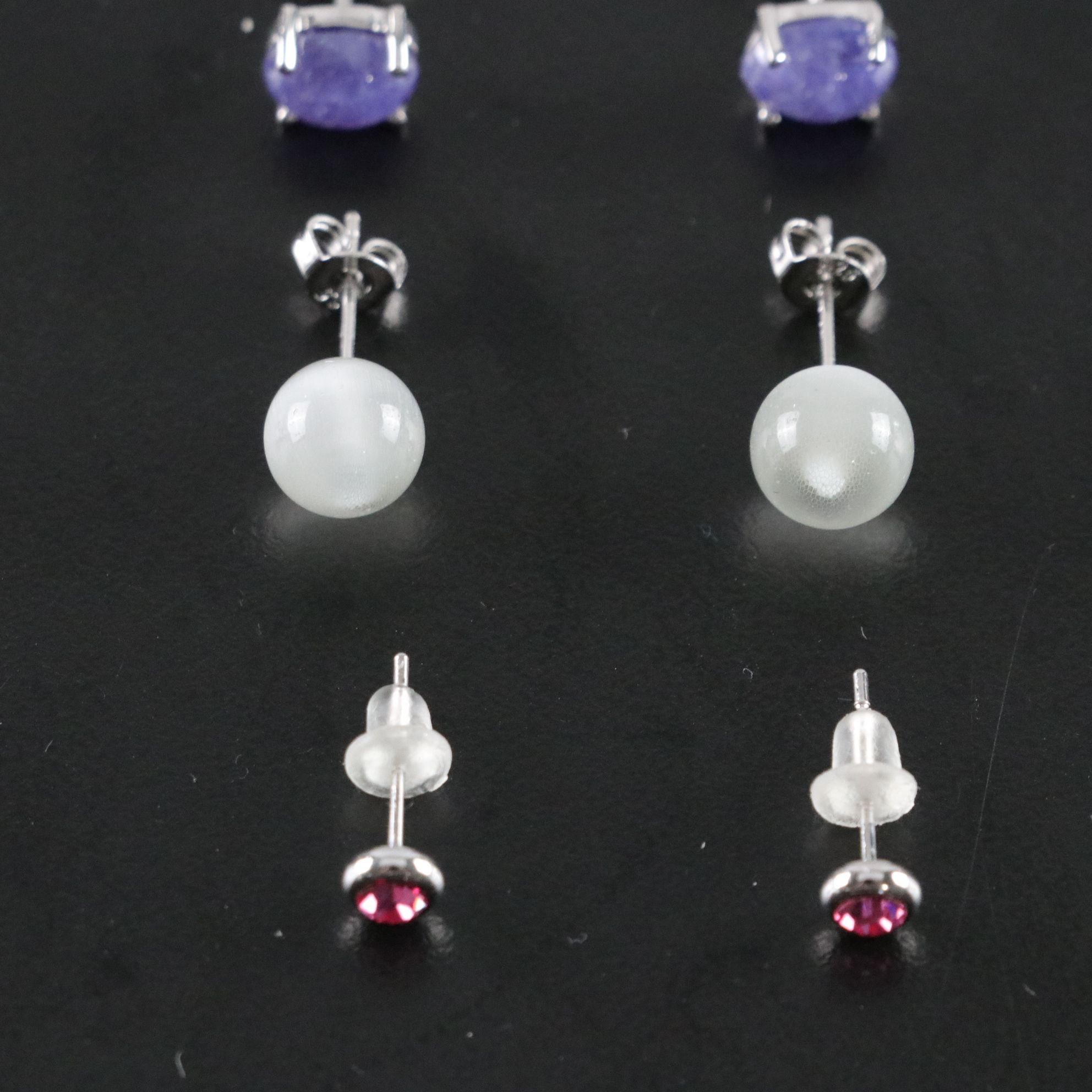 14 Assorted Sterling Silver Earrings