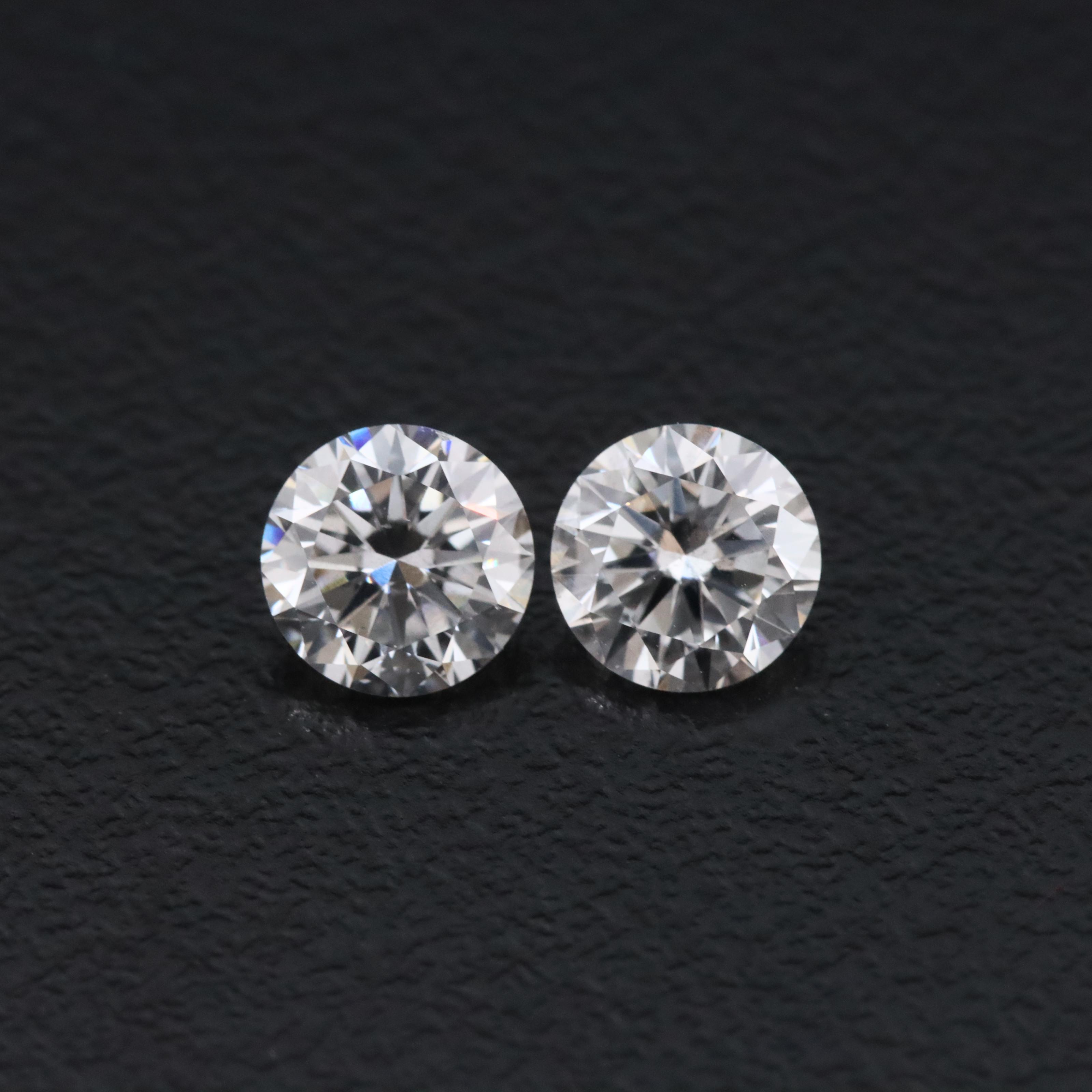 Loose 1.07 CTW Lab Grown Diamond Matched Pair
