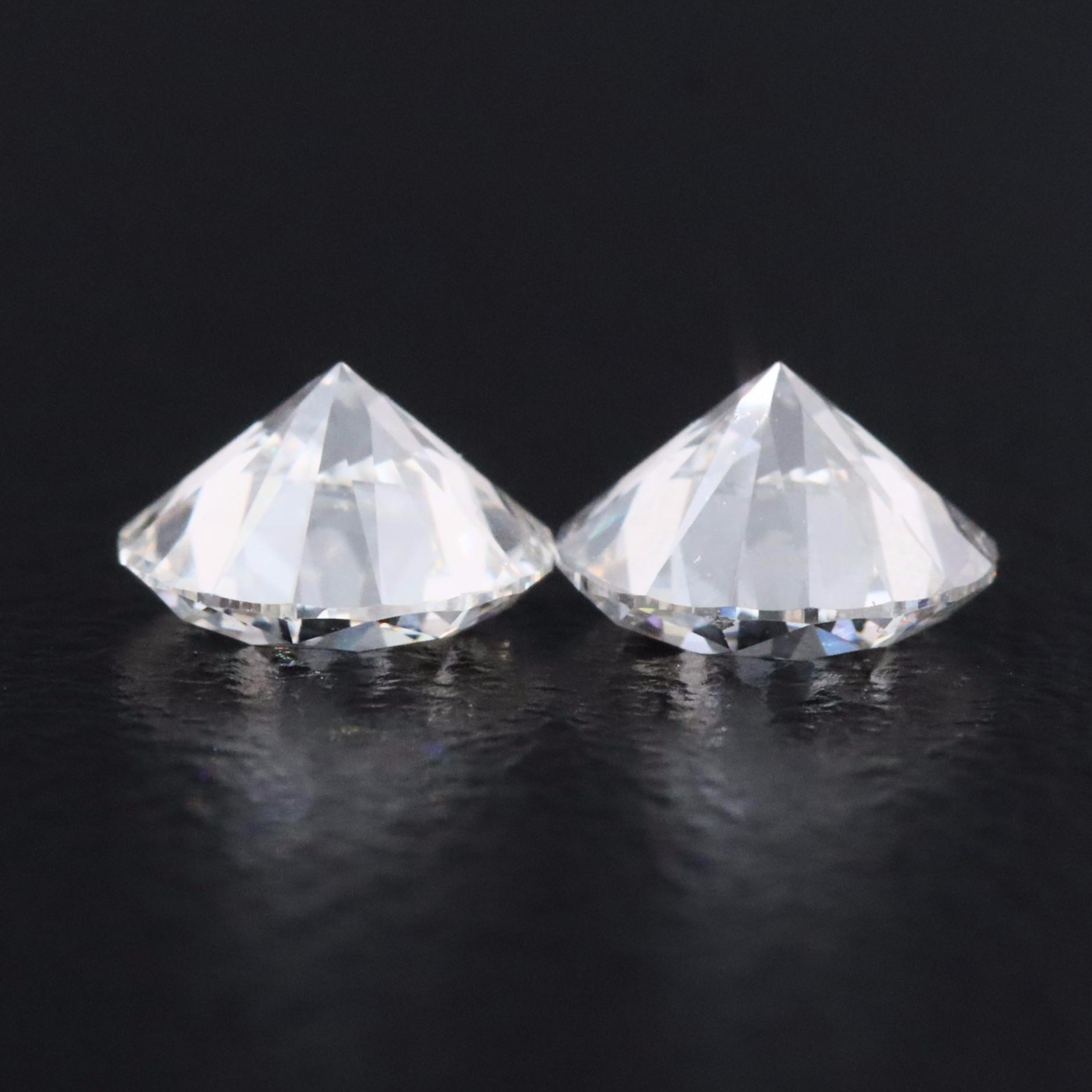 Loose 1.07 CTW Lab Grown Diamond Matched Pair