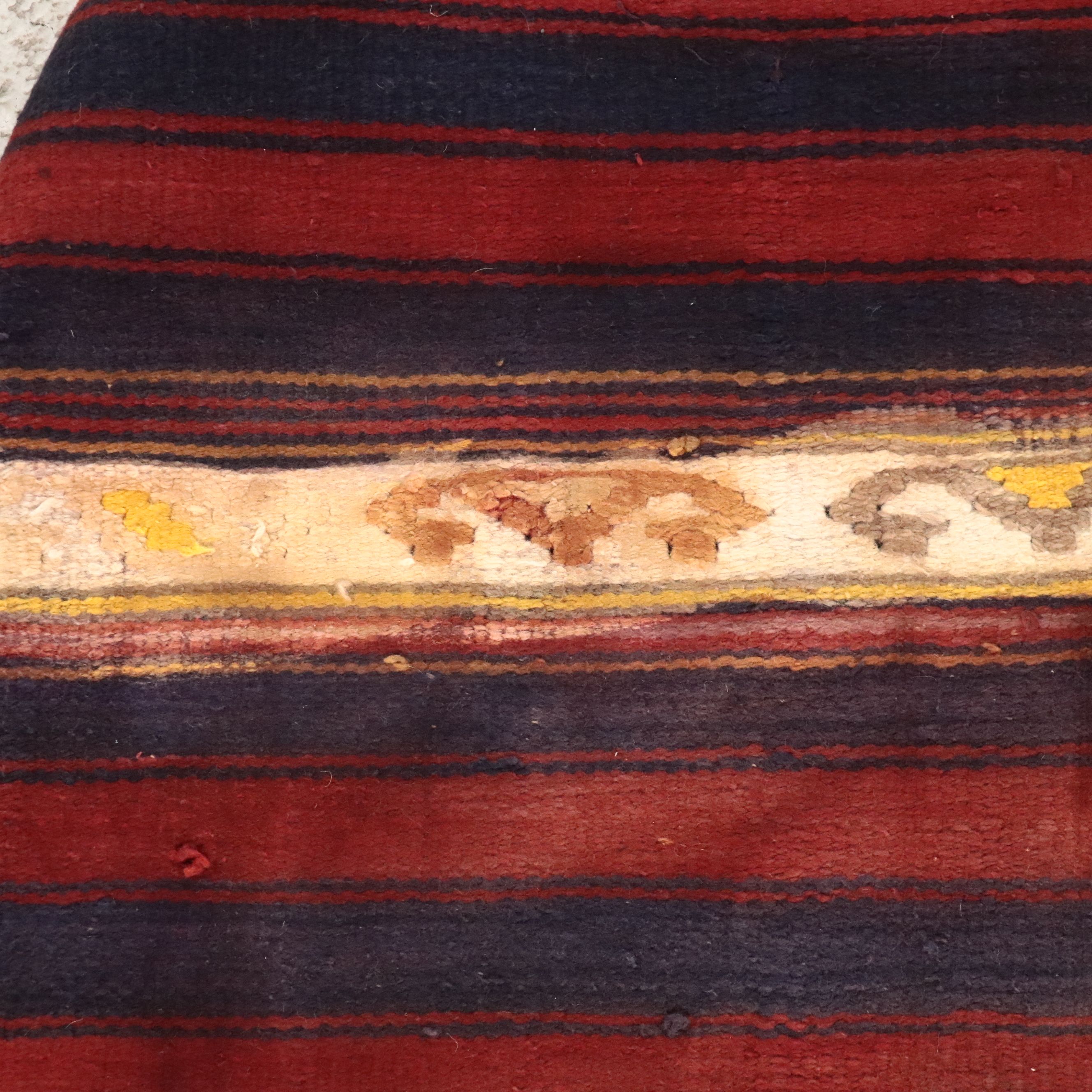 4'11 x 9'4 Handwoven Turkish Village Style Area Rug