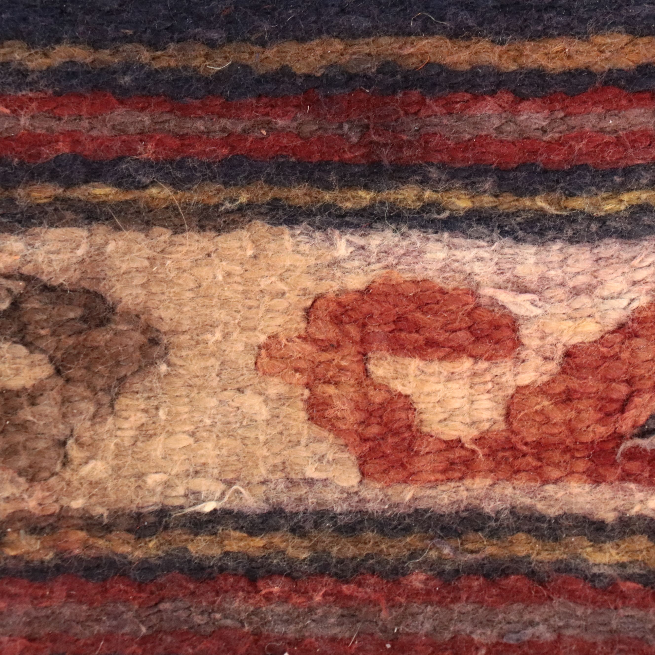 4'11 x 9'4 Handwoven Turkish Village Style Area Rug