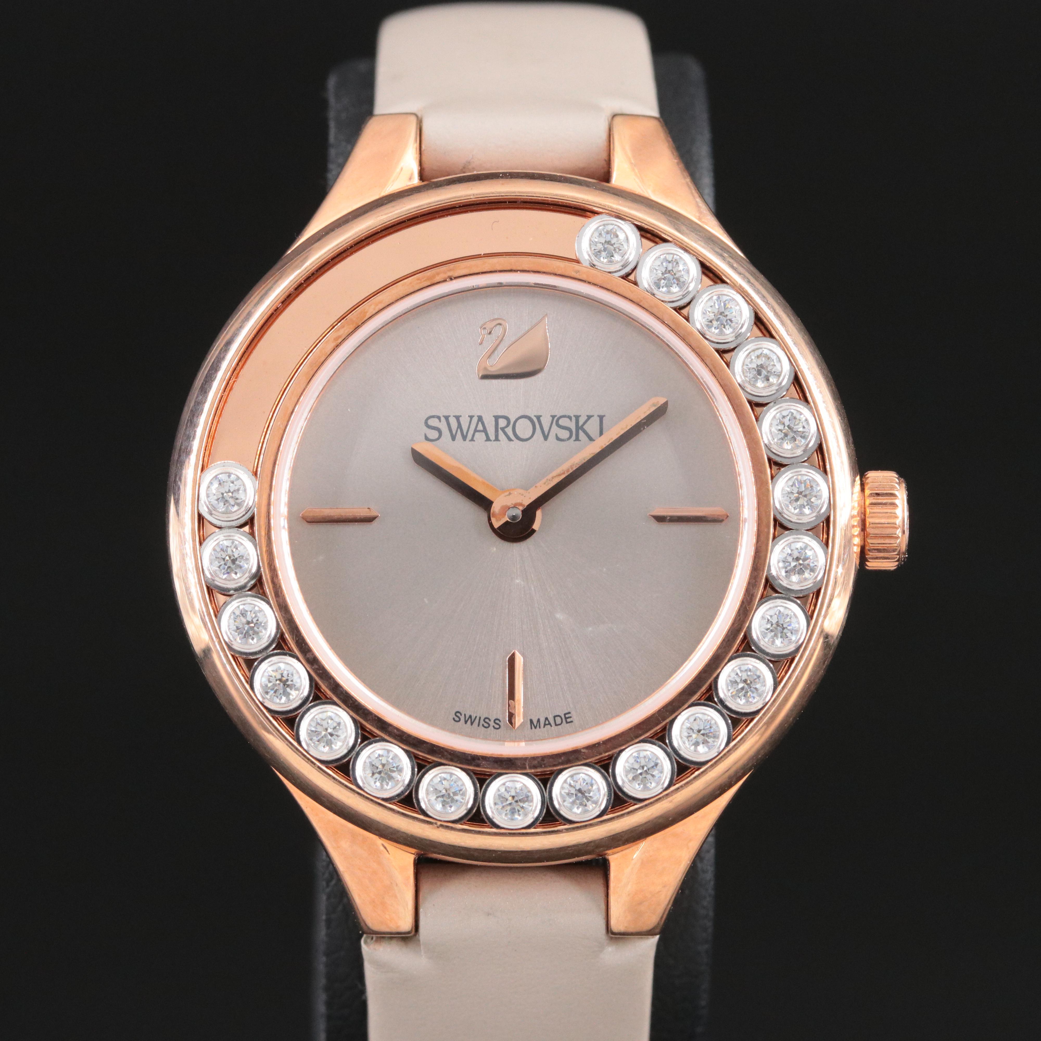 Swarovski Lovely Crystals Mini Stainless Steel Swiss Quartz Watch