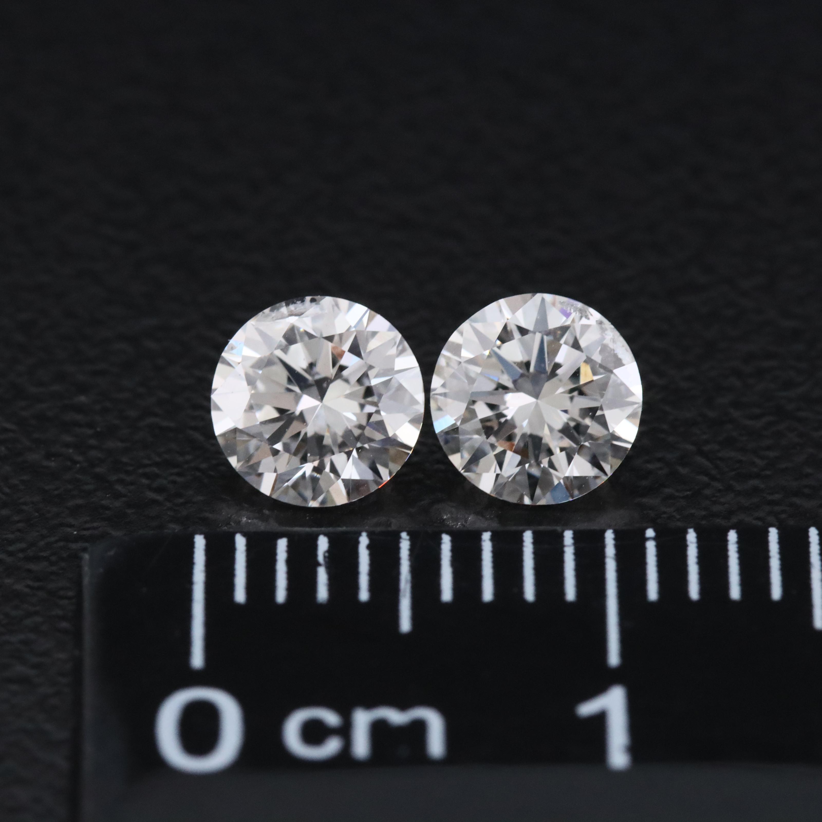 Loose 1.06 CTW Lab Grown Diamond Matched Pair