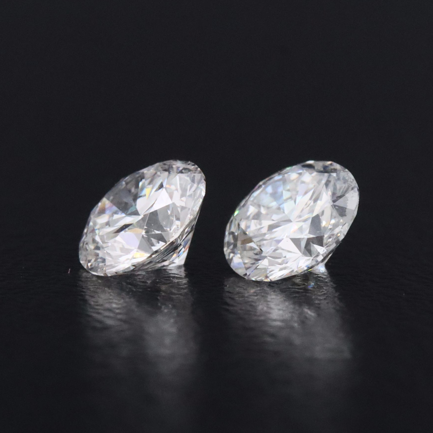 Loose 1.06 CTW Lab Grown Diamond Matched Pair