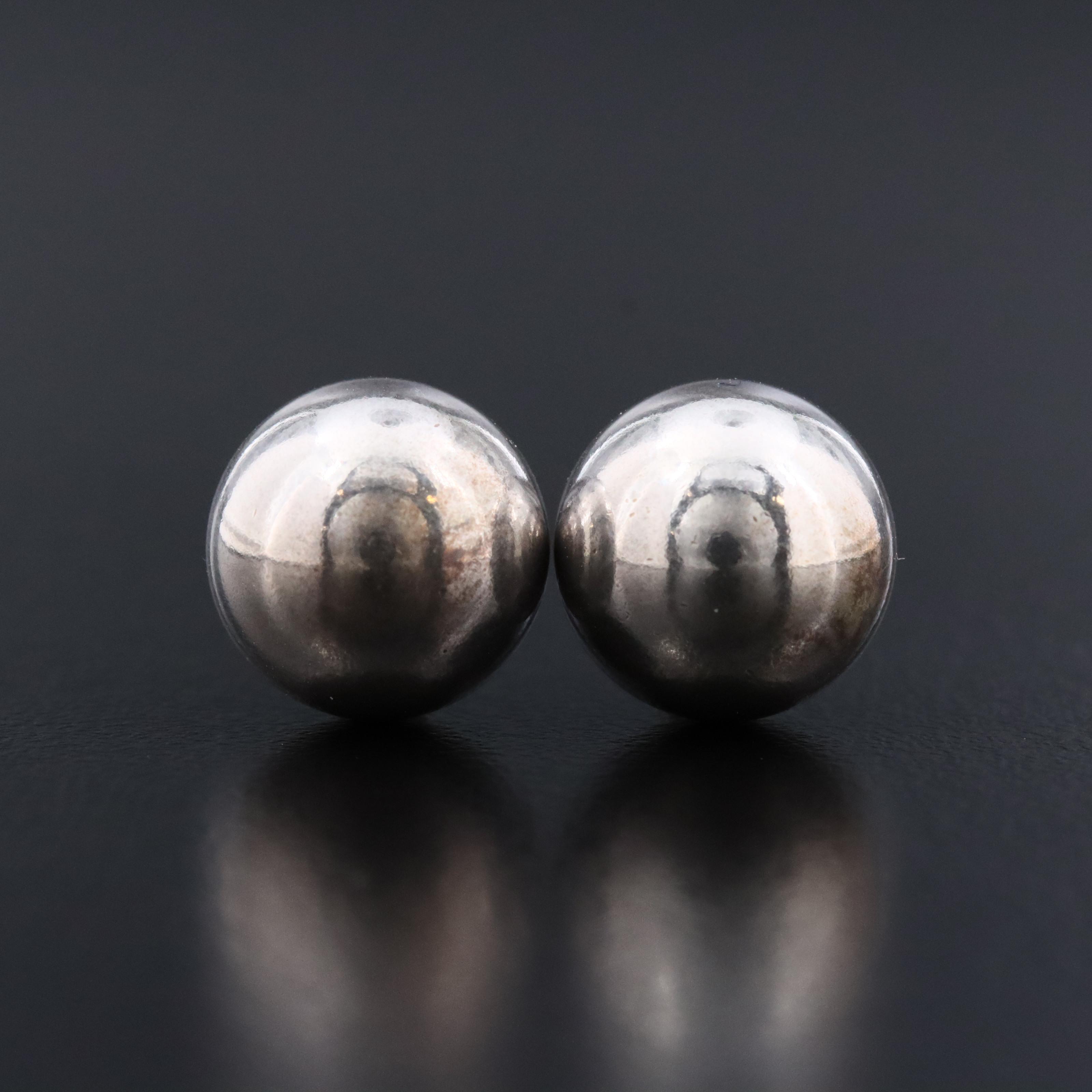 Tiffany & Co. HardWear Sterling Ball Earrings