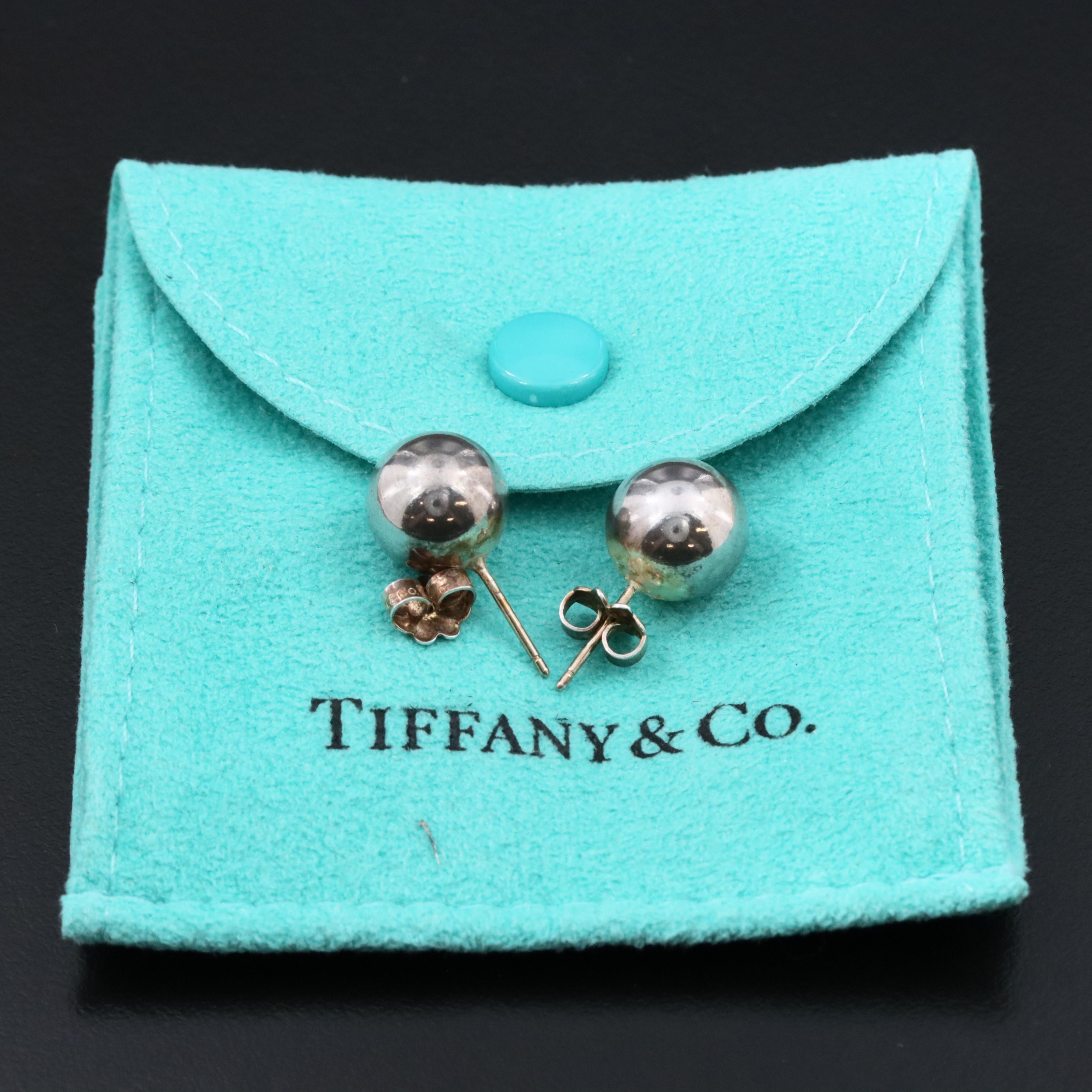 Tiffany & Co. HardWear Sterling Ball Earrings