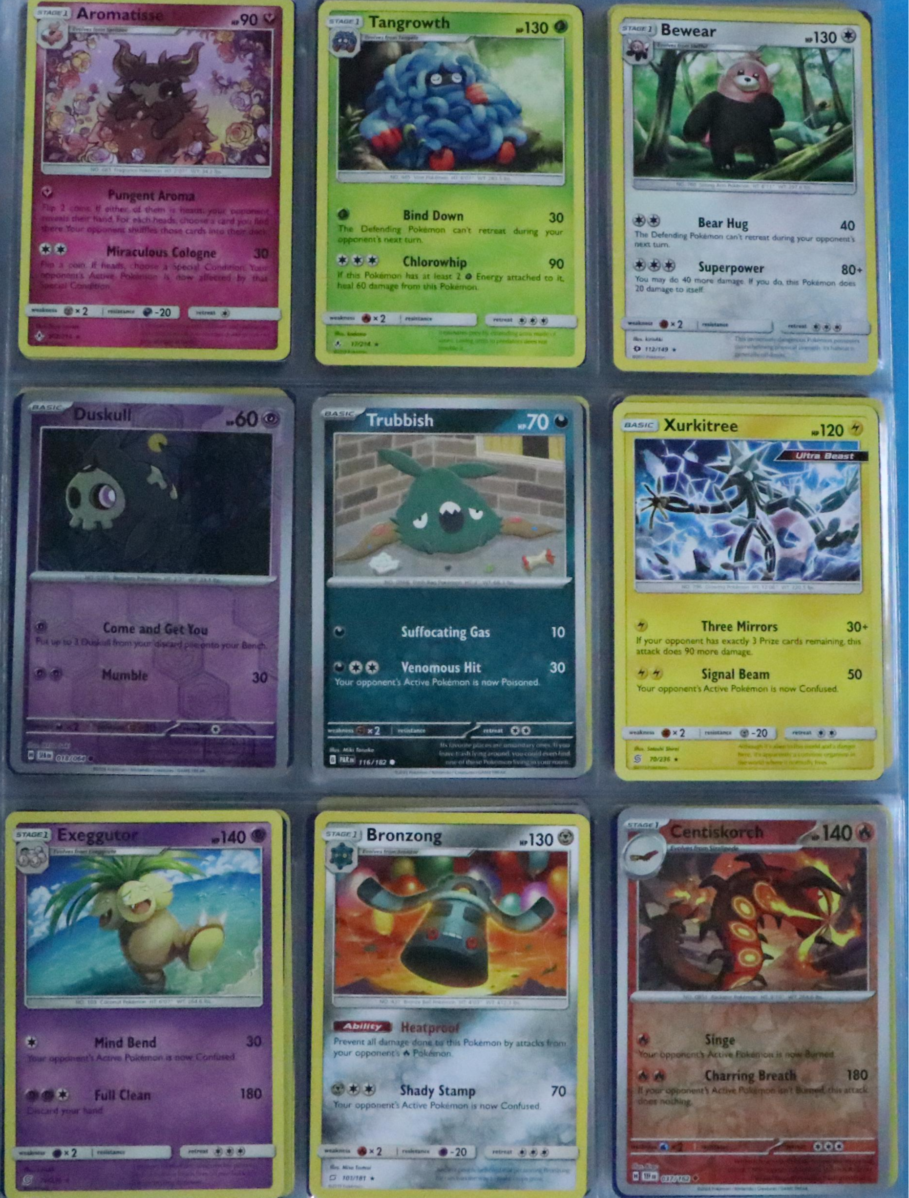 Pokémon Card Collection Featuring Holos and More, 1990s–2020s