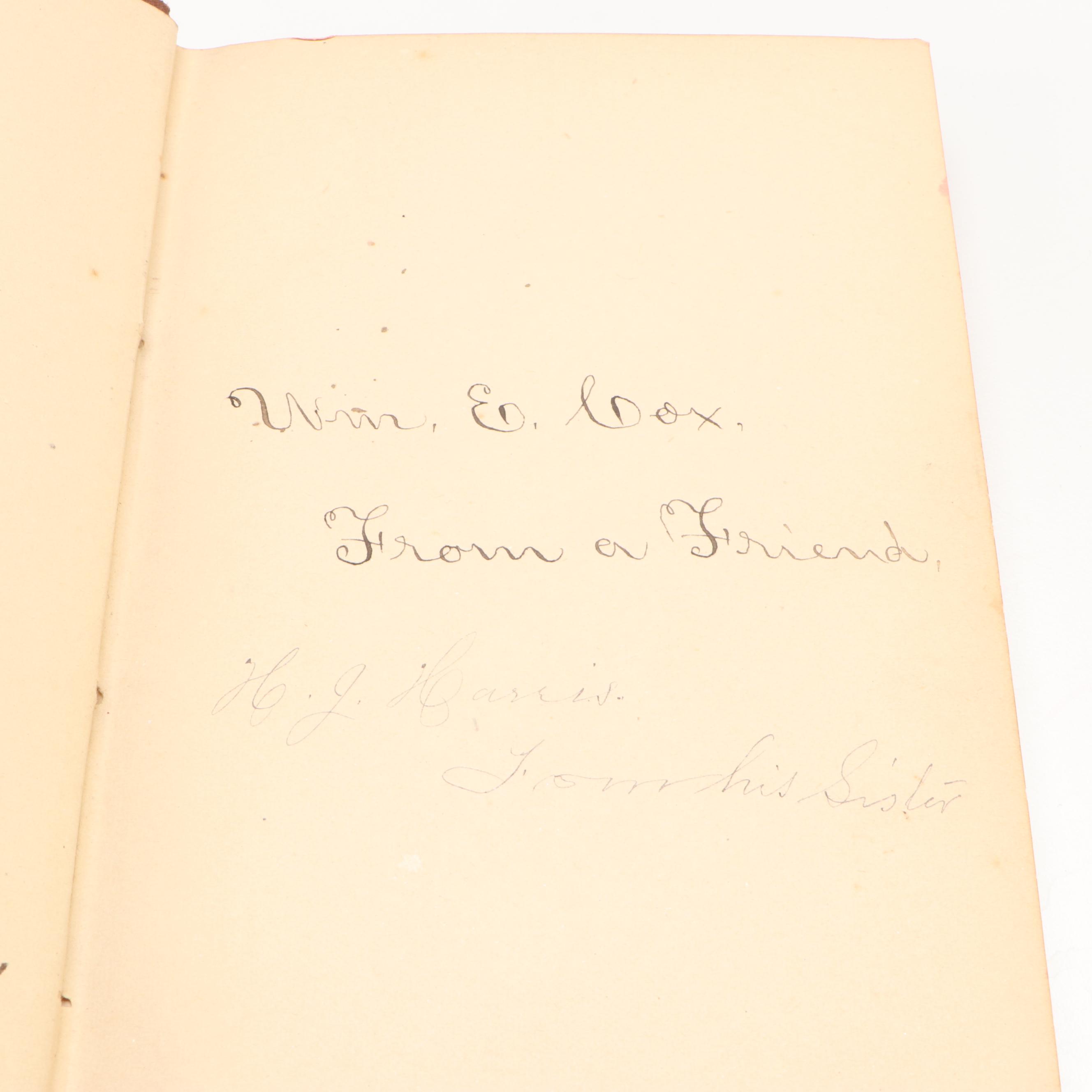 "Behind the Scenes: Sketches from Real Life" by F. M. Iams, 1883