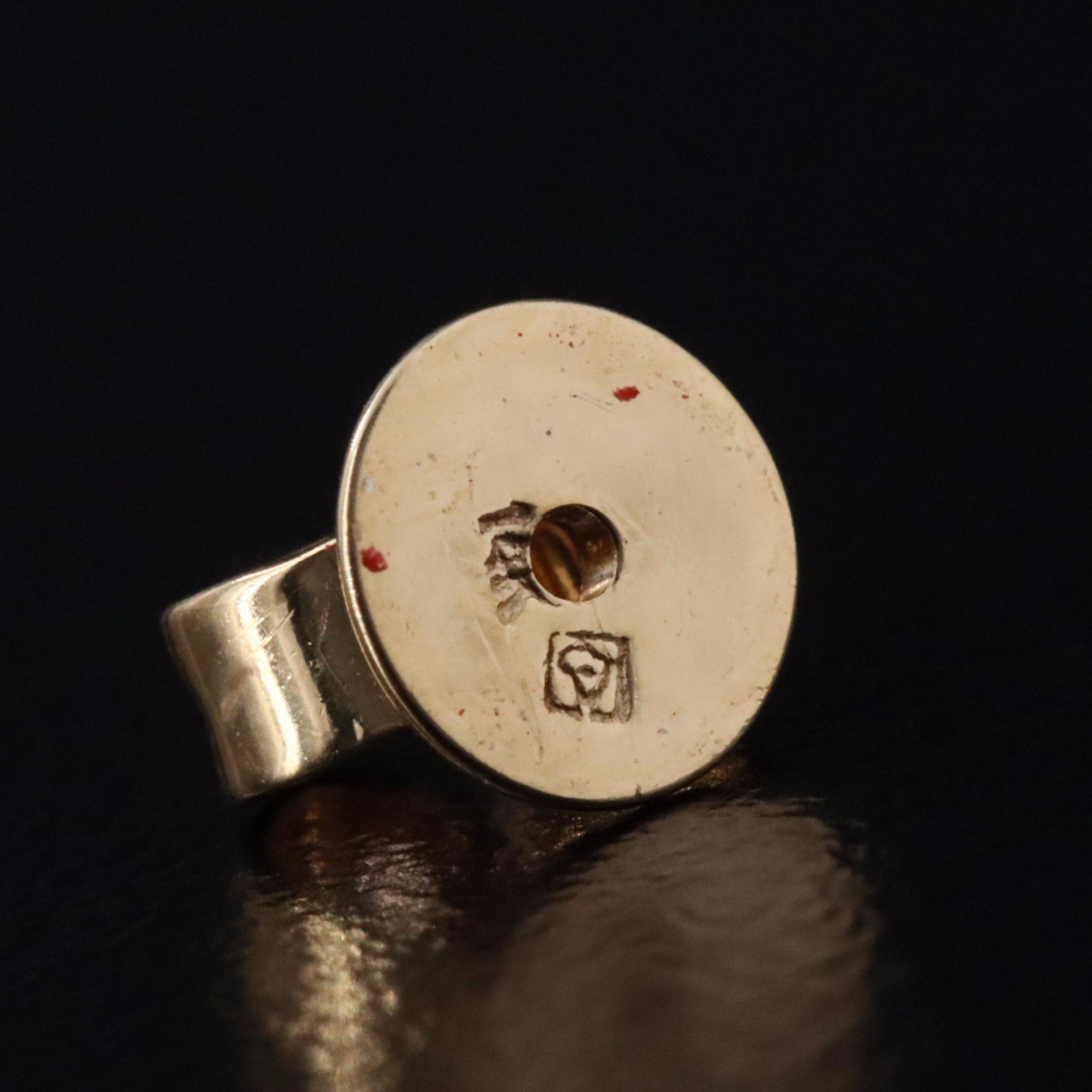 14K Amethyst and Diamond Earrings