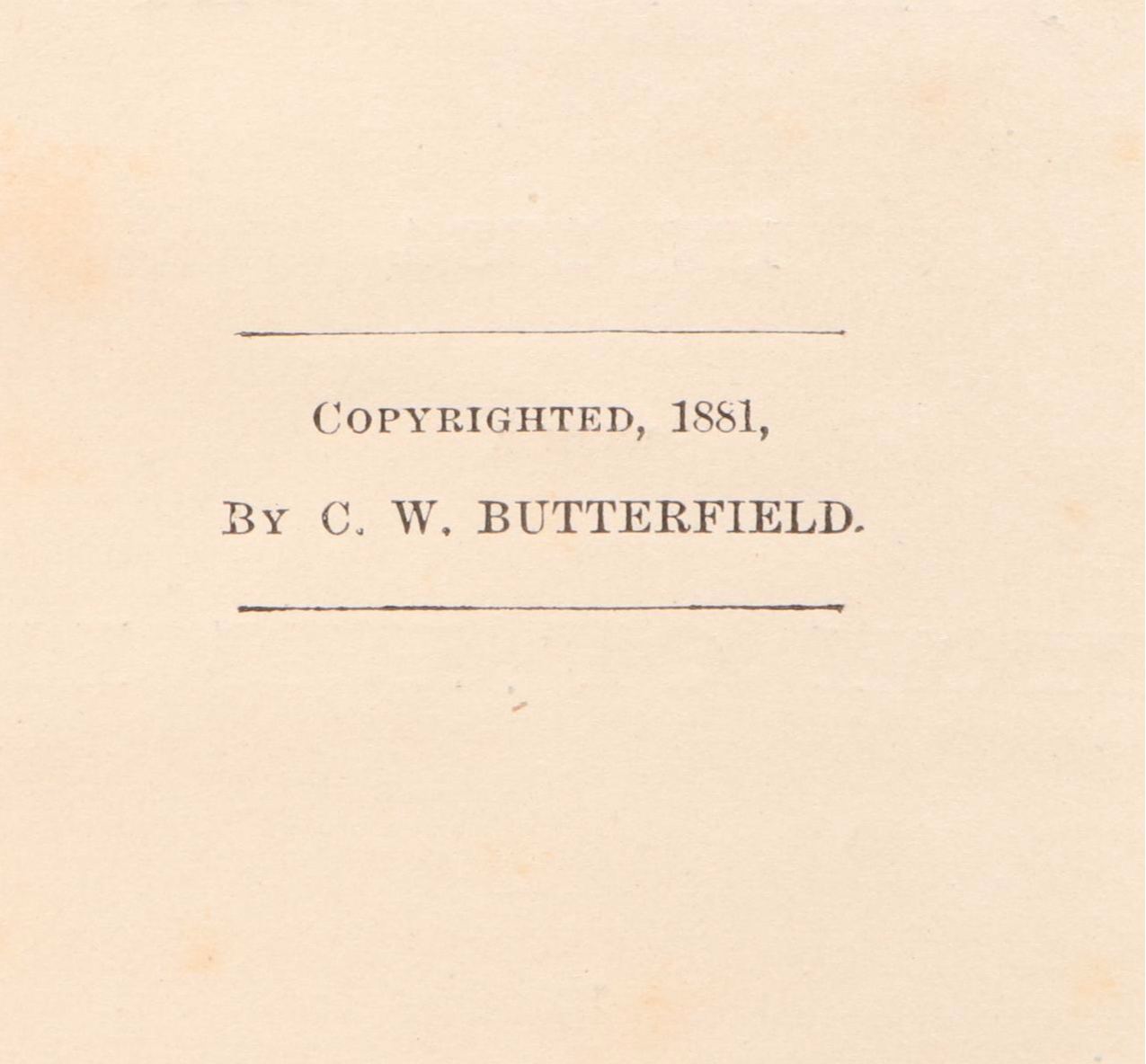 "History of the Discovery of the Northwest" by John Nicolet, 1881