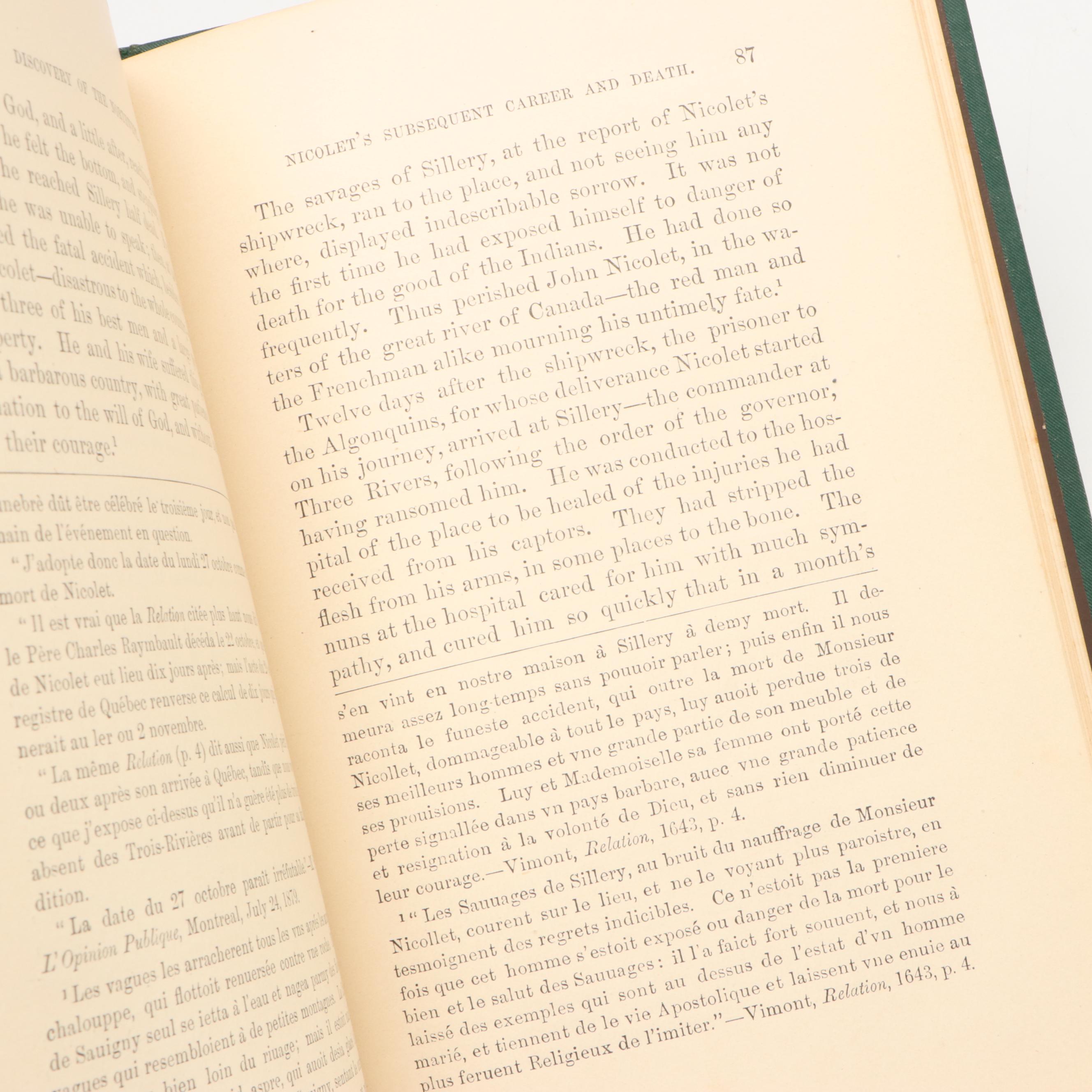 "History of the Discovery of the Northwest" by John Nicolet, 1881