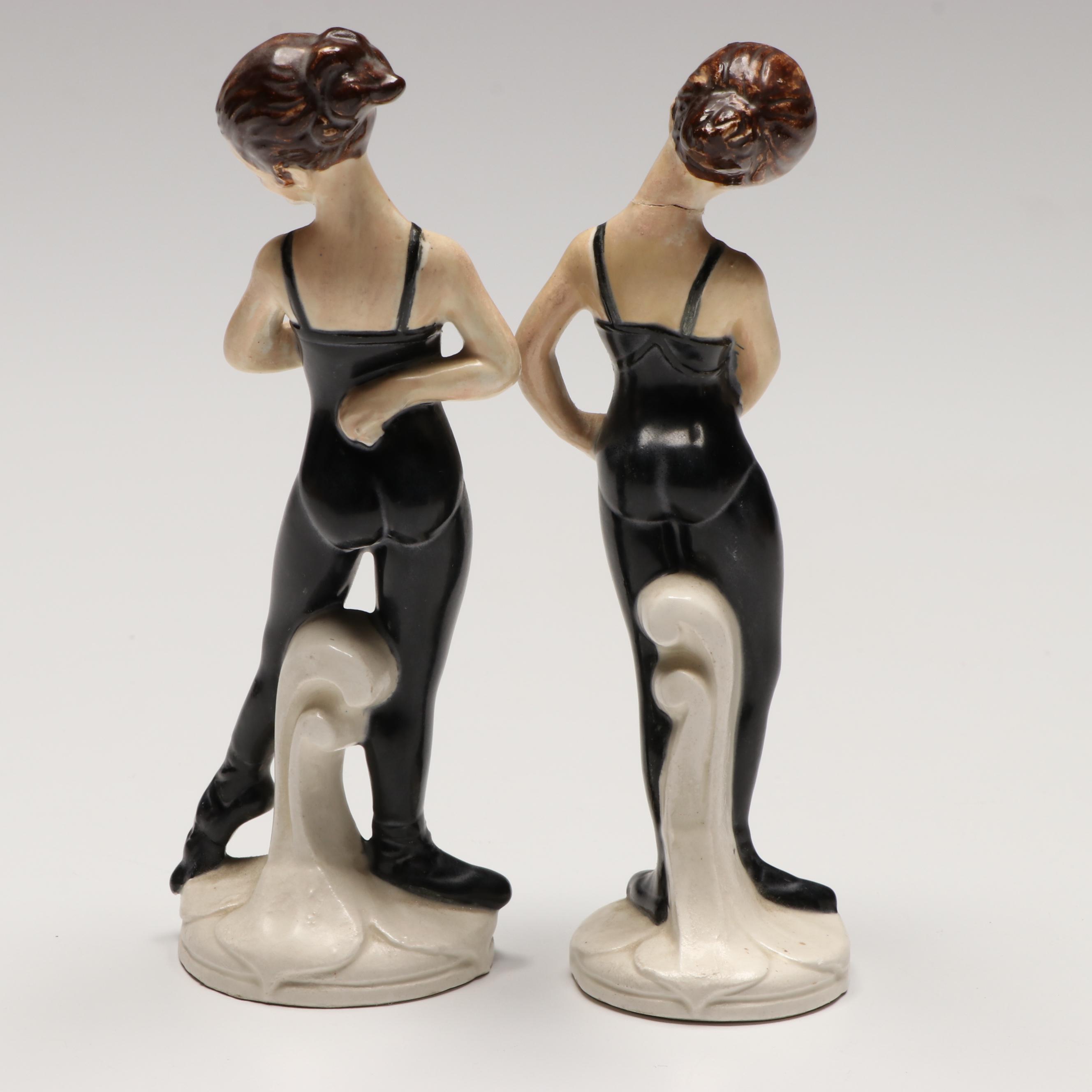 Enesco Porcelain "Growing Up Birthday Girls" and More Figurines