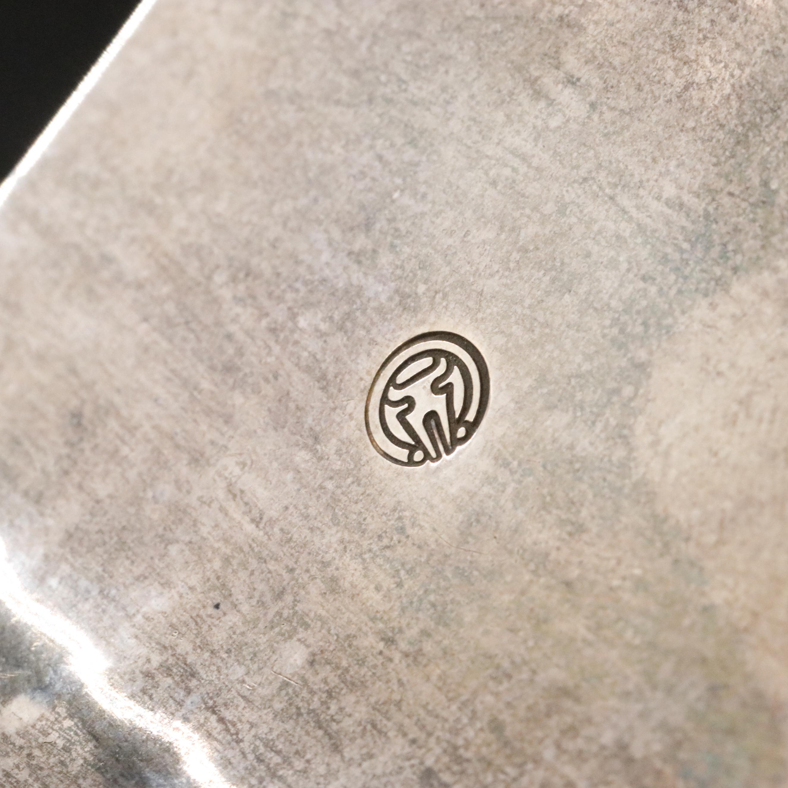 Tony Sanchez Southwestern Sterling Turquoise Cuff Bracelet