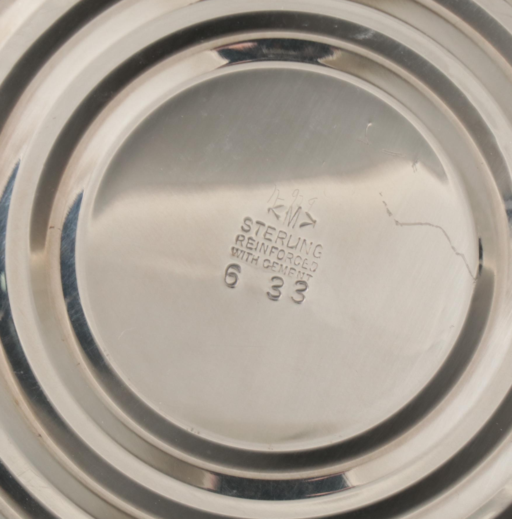 Mueck Carey Co. Sterling Silver Weighted Candelabra, Mid-20th Century