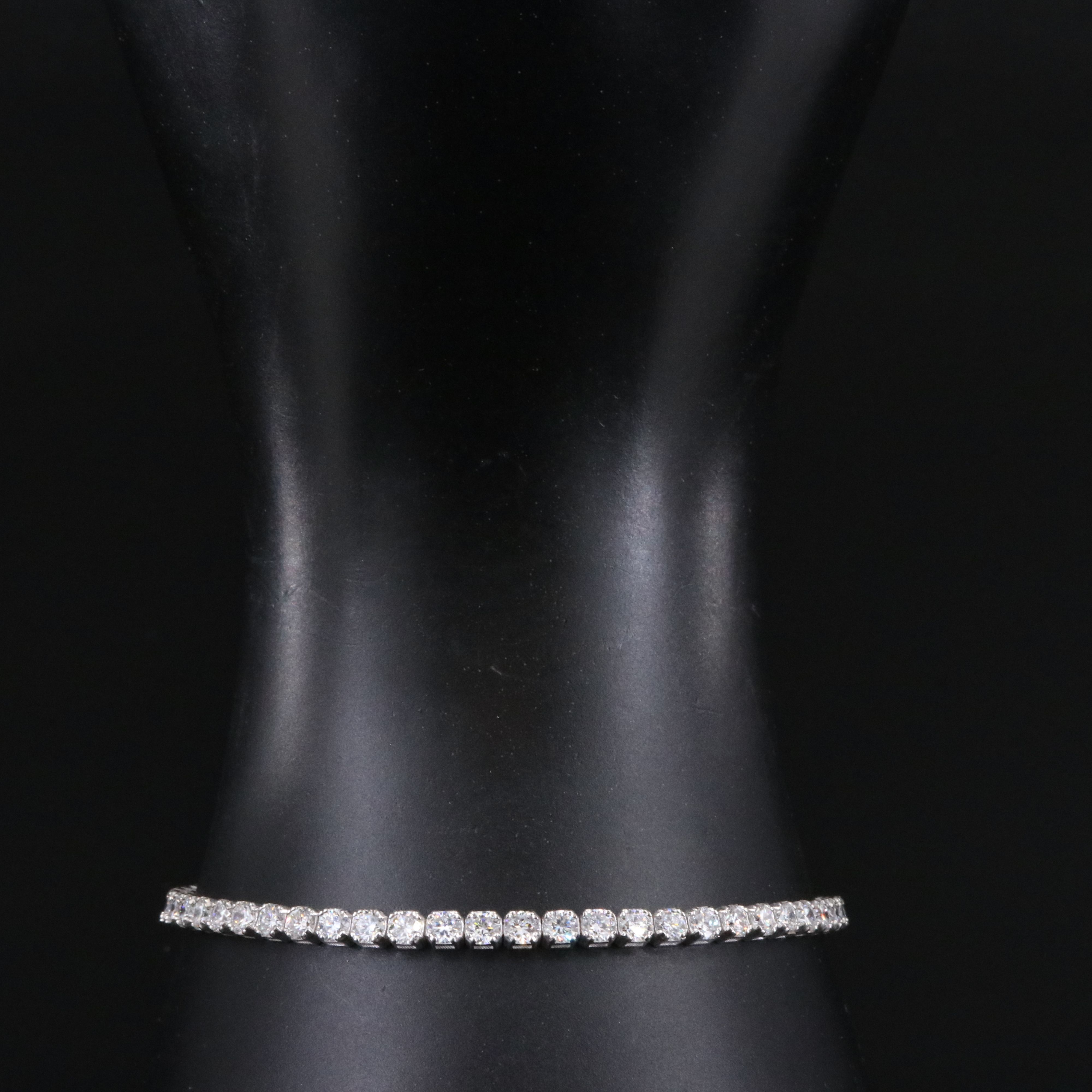 14K 5.66 CTW Lab Grown Diamond Line Bracelet with IGI Report